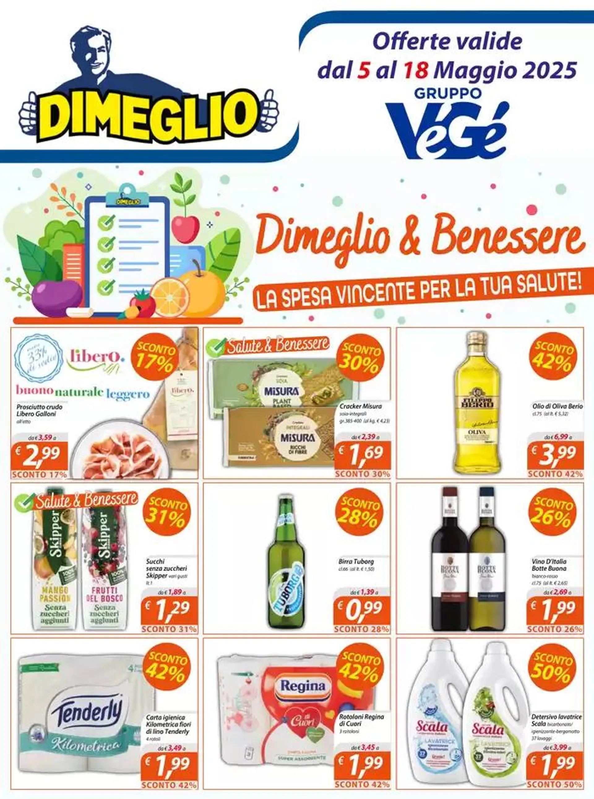 LA SPESA VINCENTE PER LA TUA SALUTE! da 5 maggio a 18 maggio di 2025 - Pagina del volantino 1