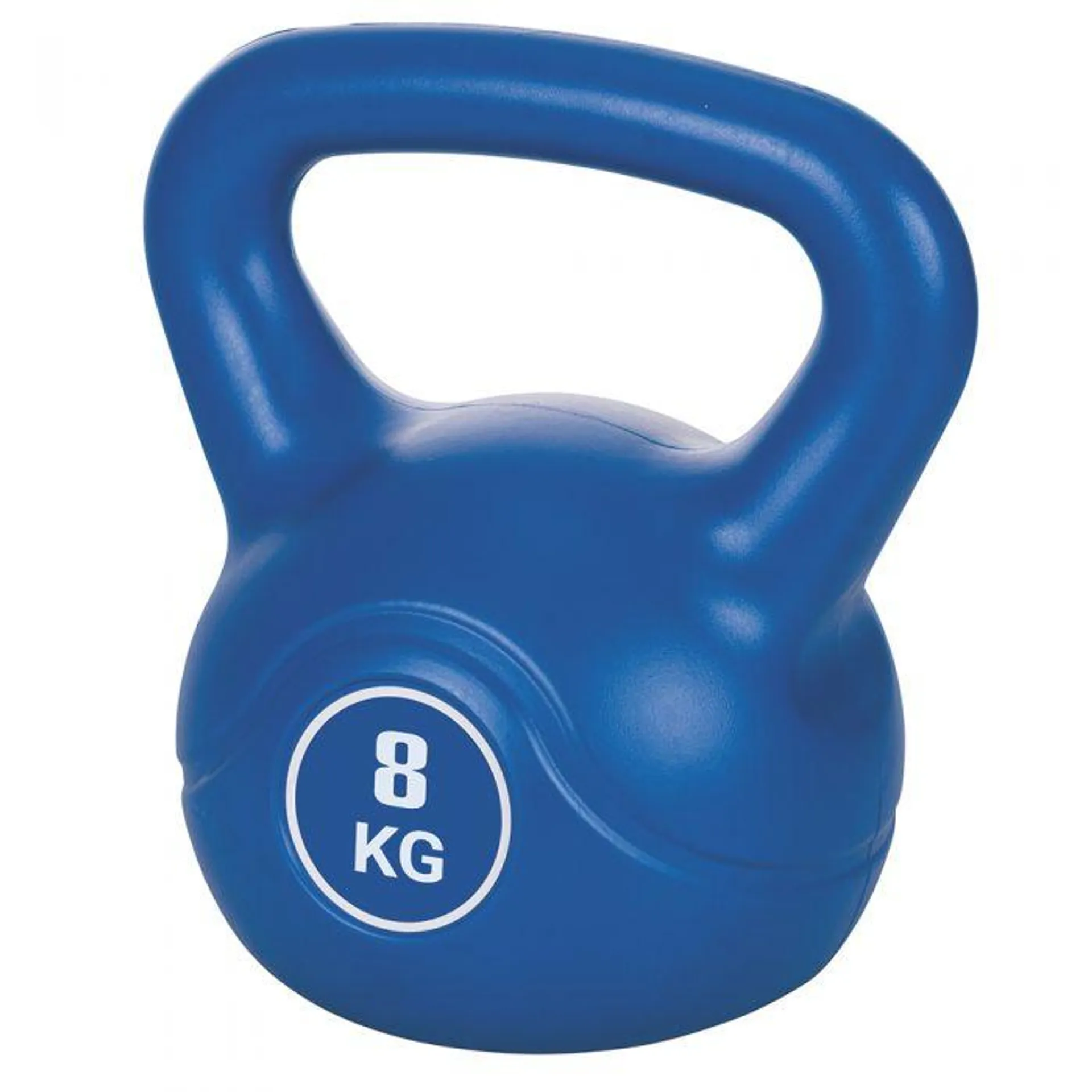 Kettlebell 8 Kg, per allenamento, blu, FitLover