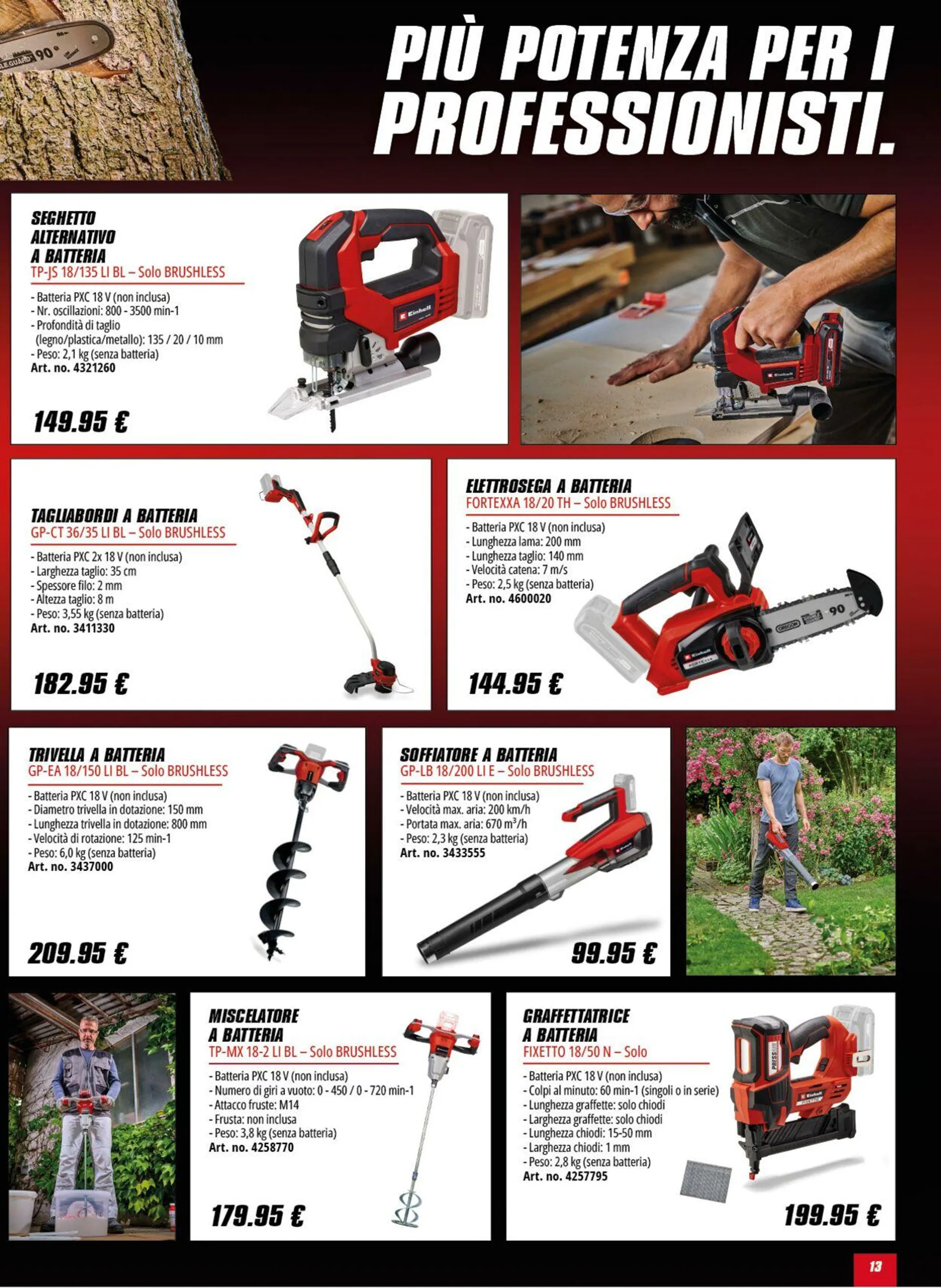 Einhell da 8 maggio a 8 giugno di 2025 - Pagina del volantino 13
