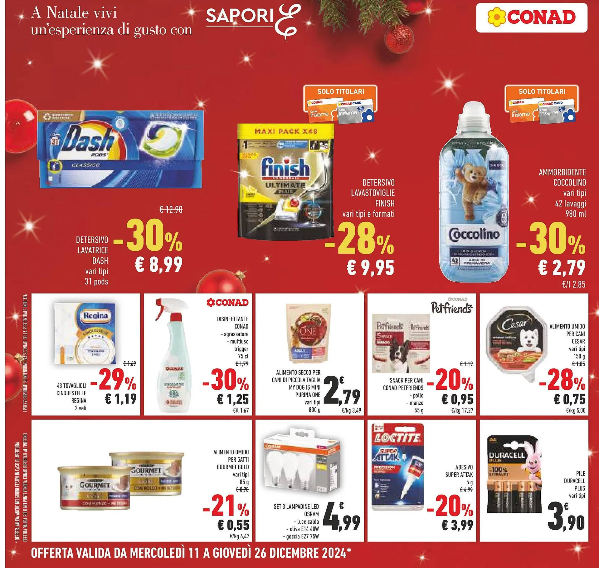 Volantino Conad da 10 dicembre a 26 dicembre di 2024 - Pagina del volantino 34