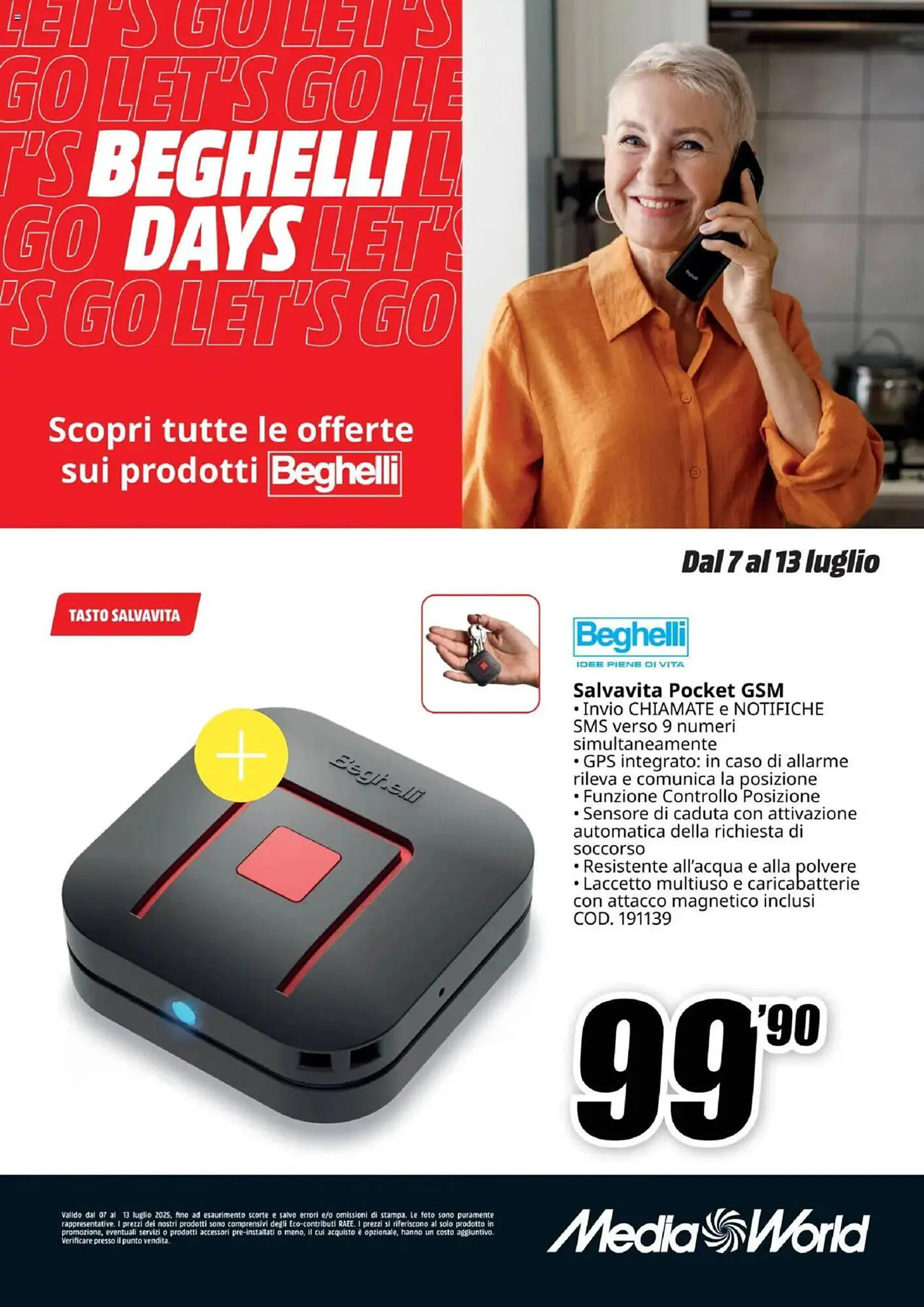 Volantino MediaWorld da 7 luglio a 13 luglio di 2025 - Pagina del volantino 1