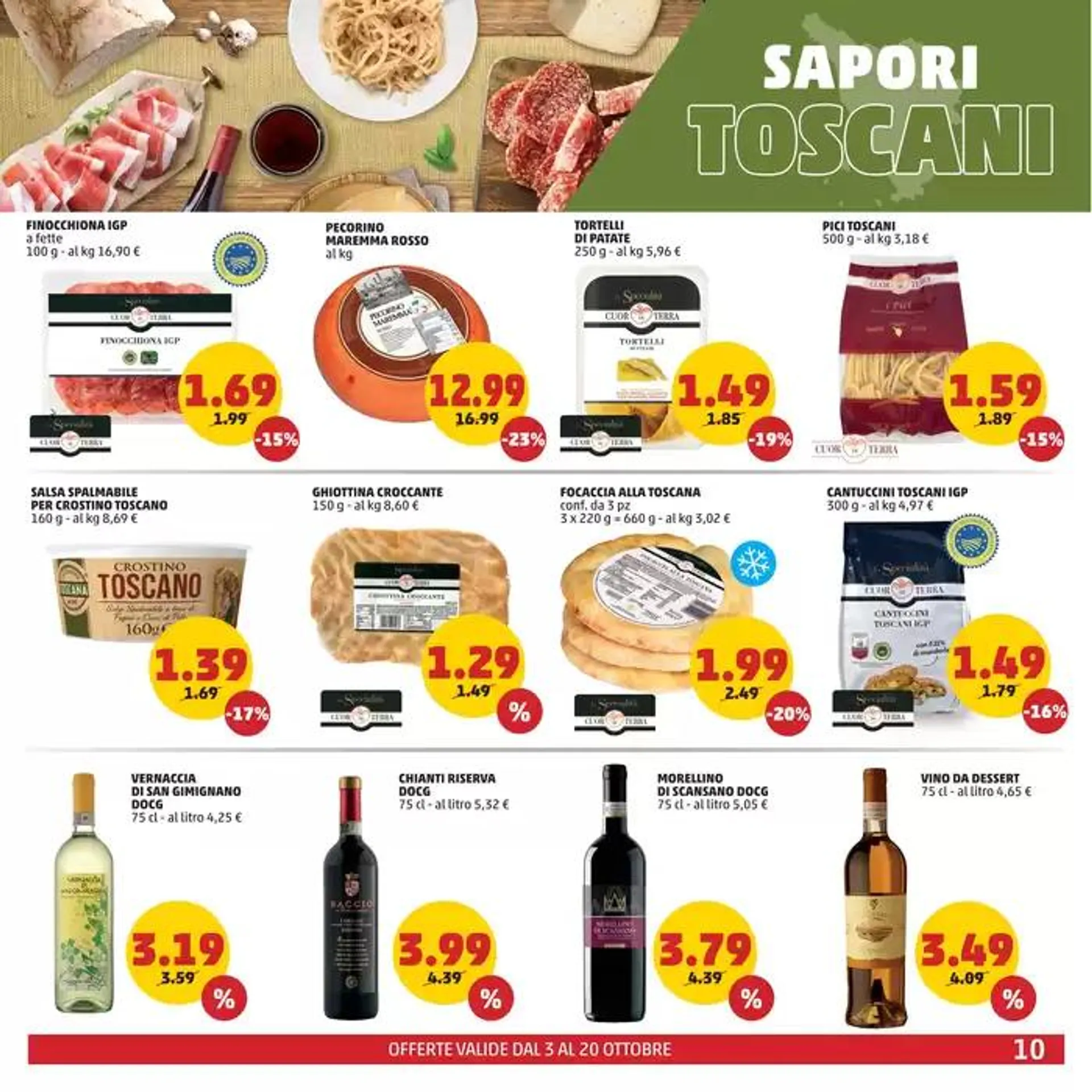 Nuovi reparti macelleria e gastronomia da 3 ottobre a 13 ottobre di 2024 - Pagina del volantino 10