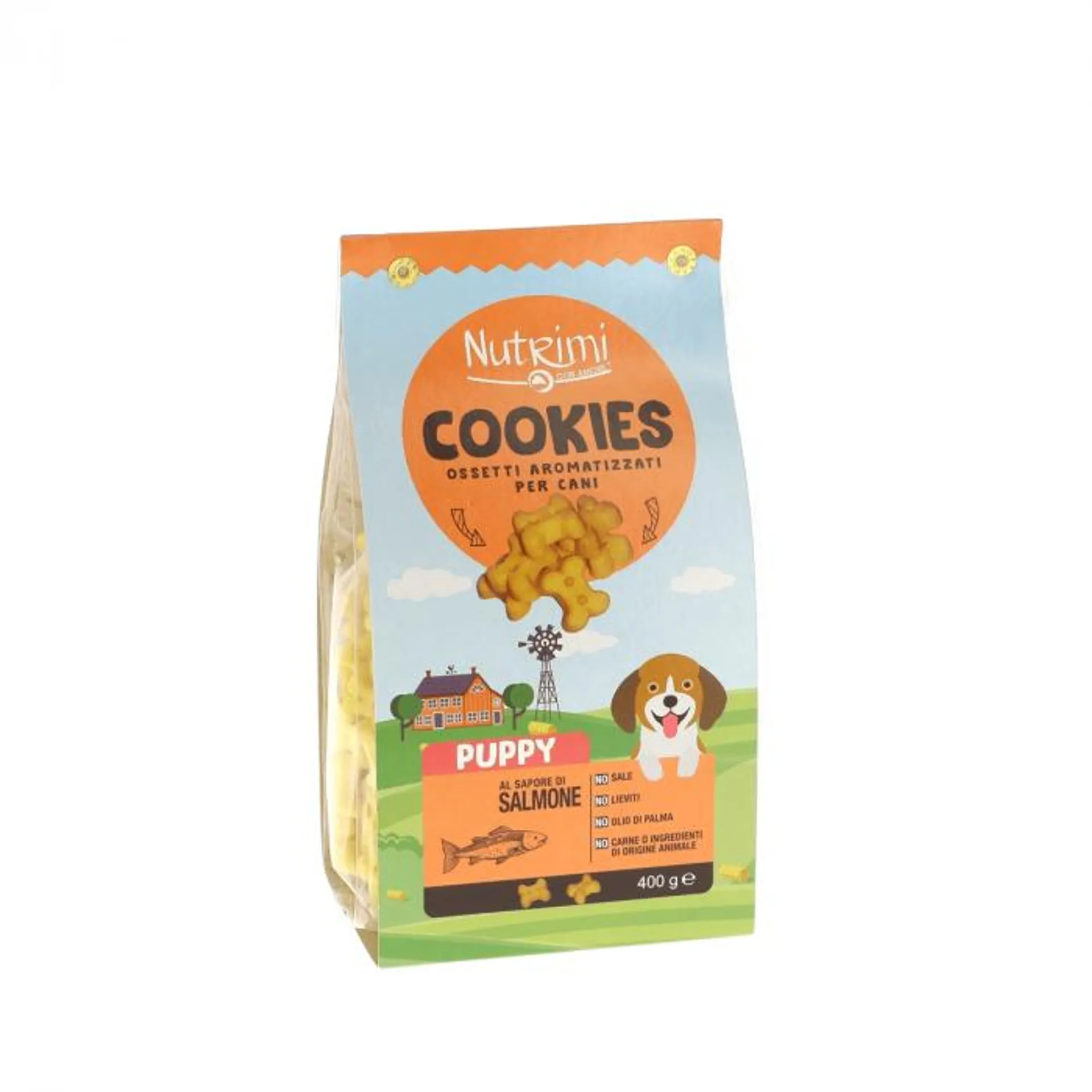 Nutrimi Cookies biscotti per cani cuccioli 400g