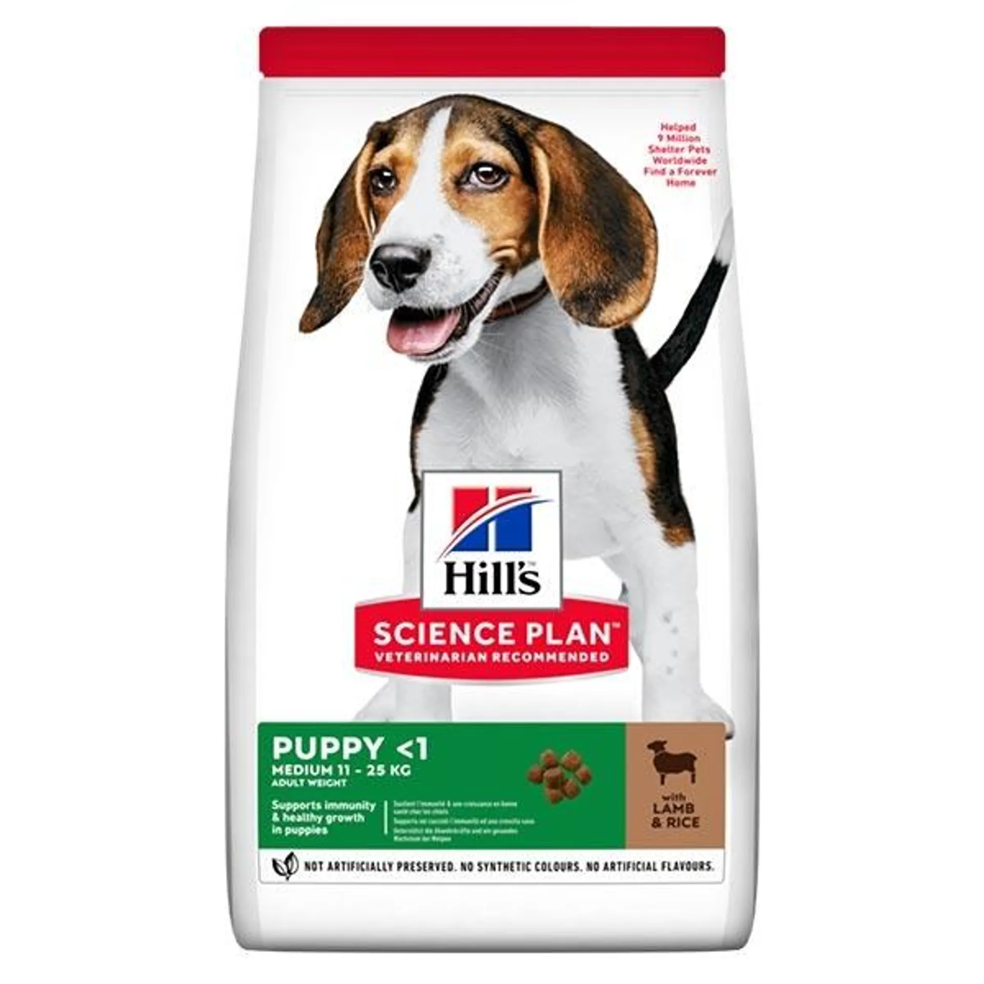 Hill's Pet Nutrition - Science Plan Medium Puppy con Agnello e Riso