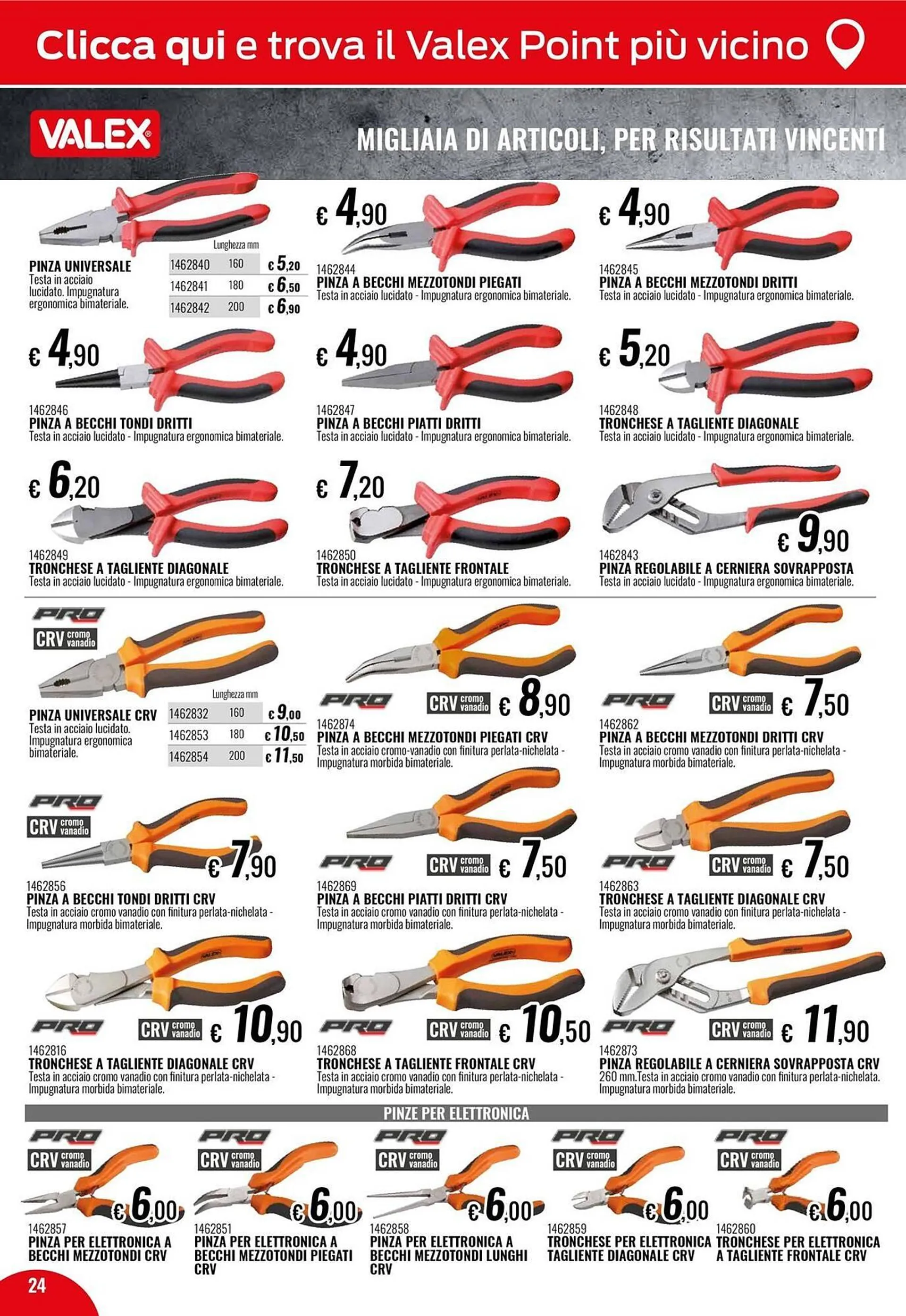 Volantino Valex da 24 settembre a 28 febbraio di 2025 - Pagina del volantino 24