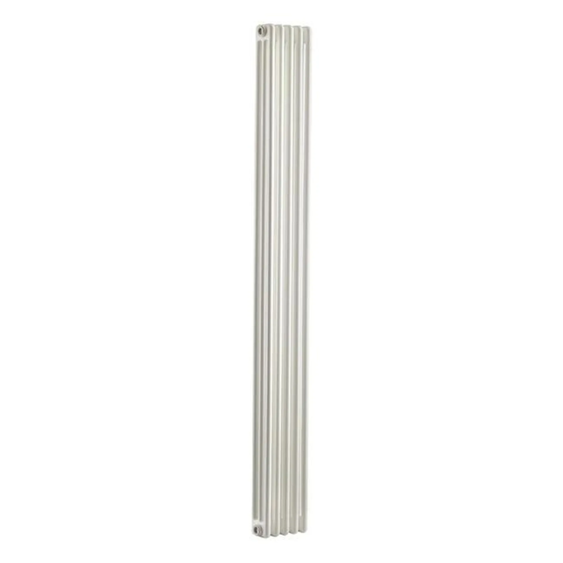 Radiatore acqua calda EQUATION Tubolare in acciaio 3 colonne, 5 elementi interasse 193.5 cm, bianco