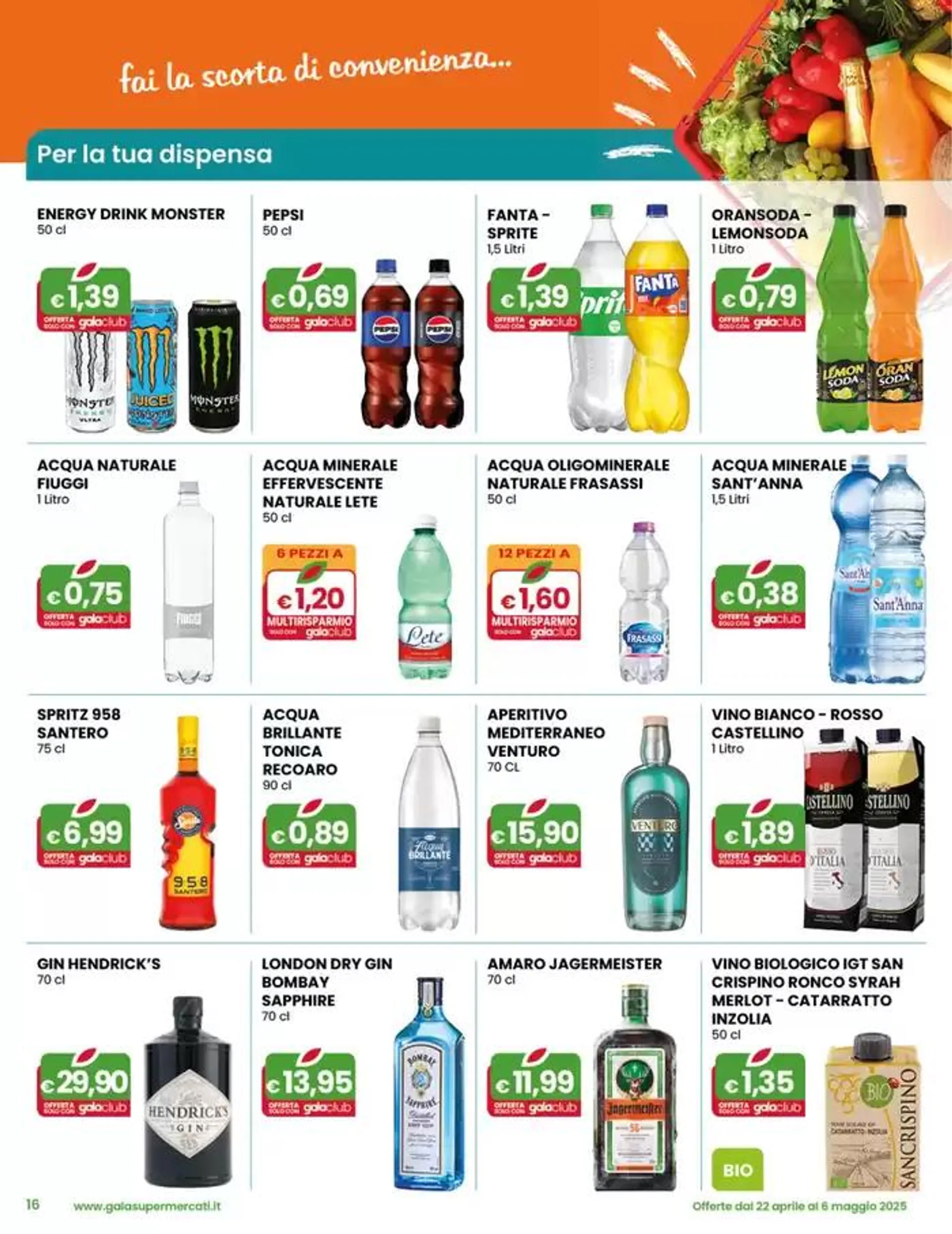 Offertissime da 22 aprile a 6 maggio di 2025 - Pagina del volantino 16
