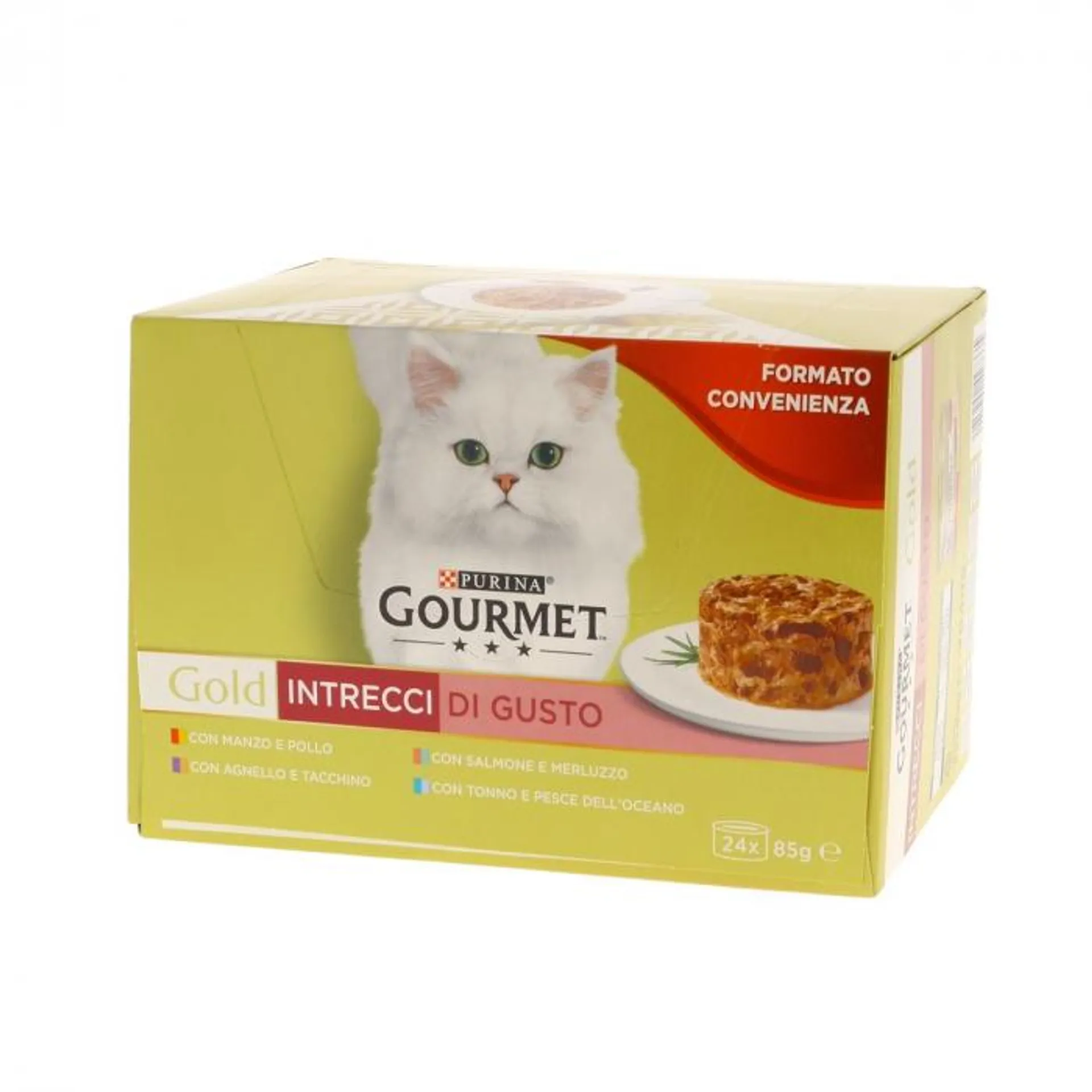 Gourmet Gold Intrecci di gusto per gatti Pack 24x85g