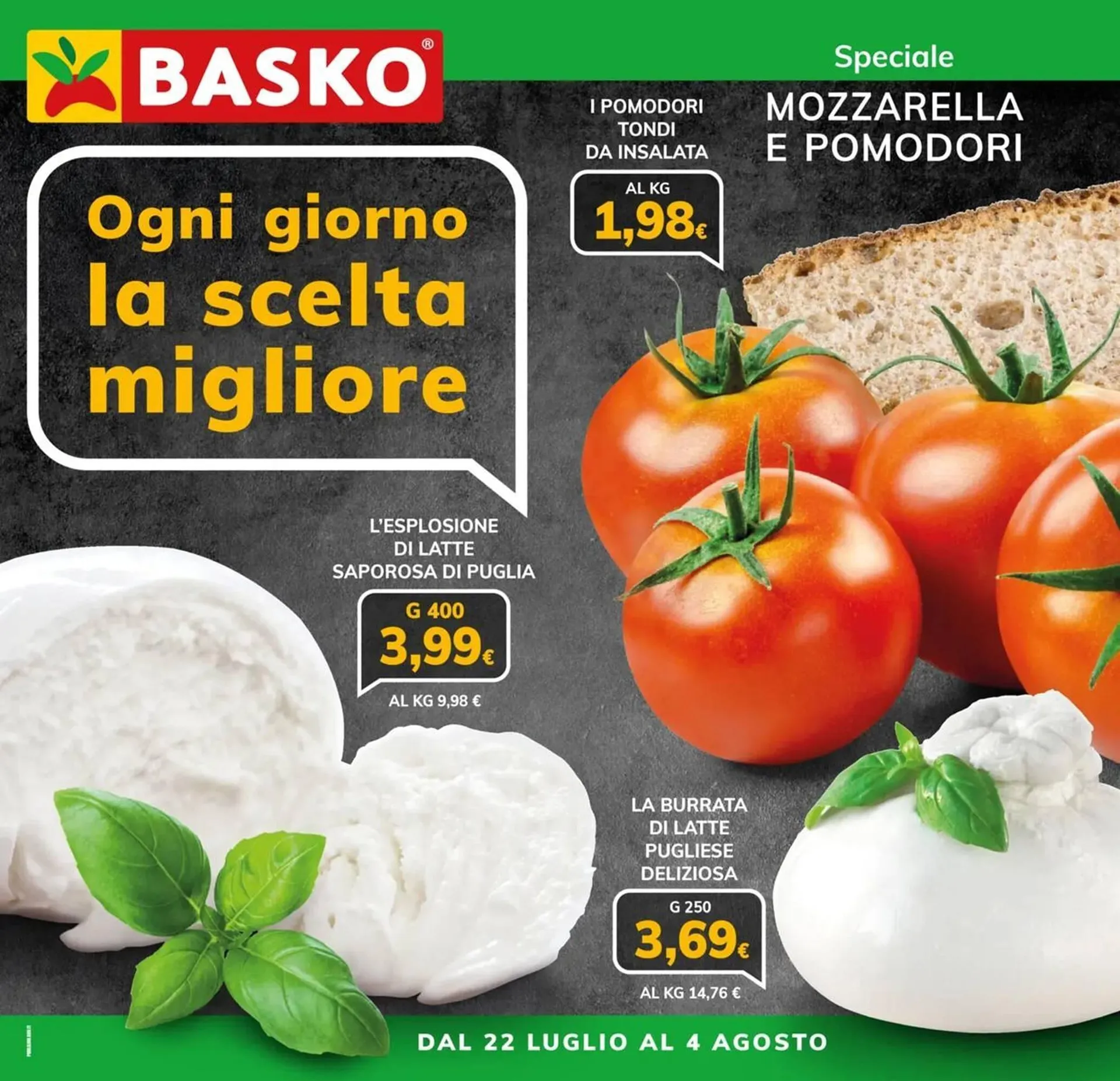 Volantino Basko da 22 luglio a 4 agosto di 2025 - Pagina del volantino 1