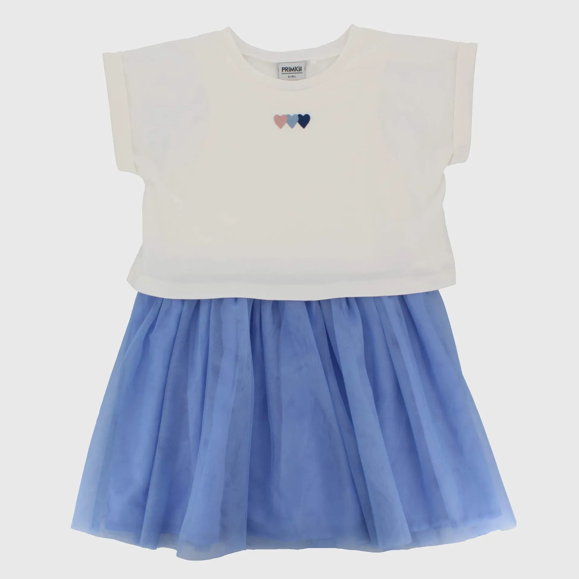 Vestito in jersey da Bambina, BIANCO