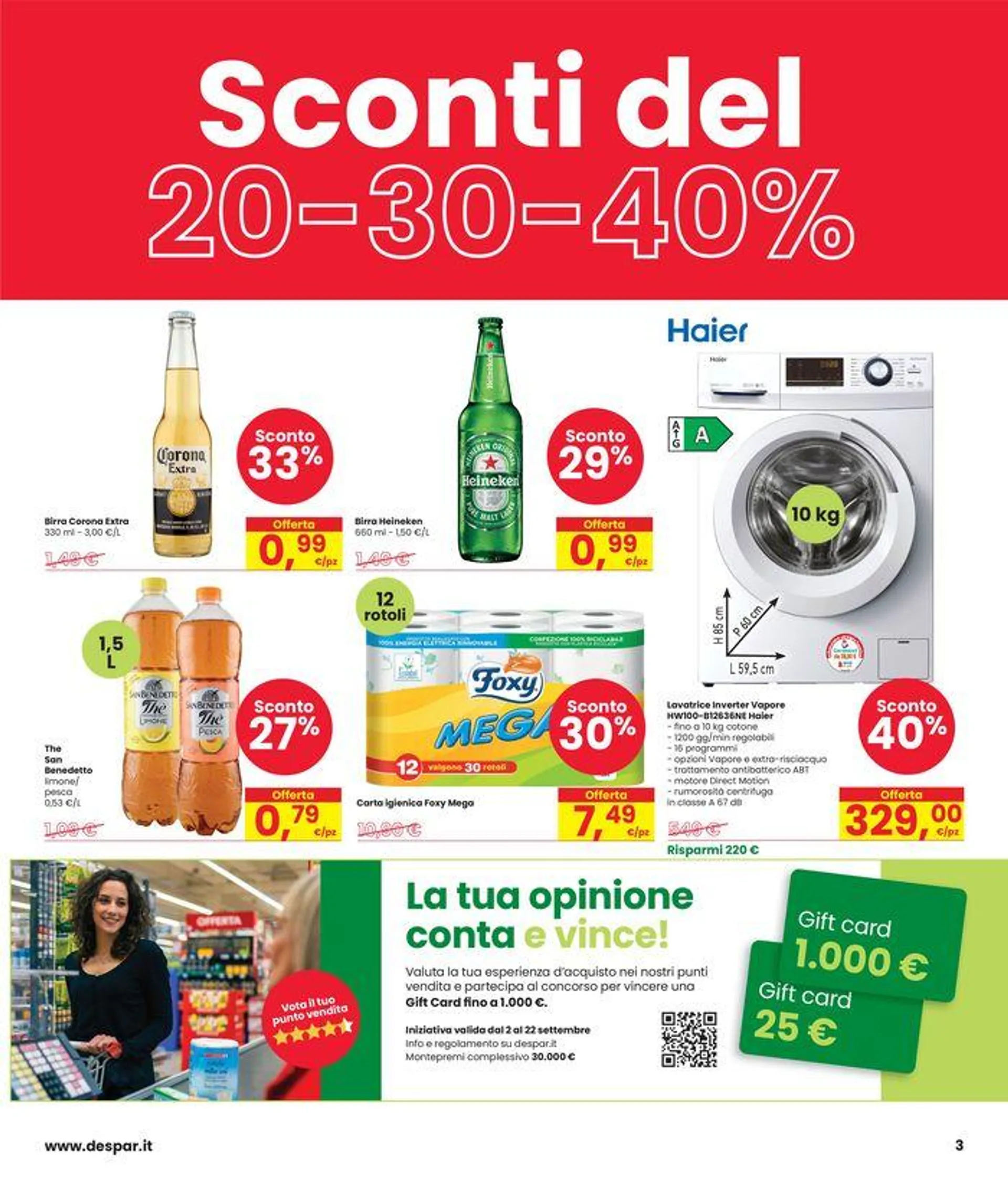 Sconti del 20-30-40% da 29 agosto a 11 settembre di 2024 - Pagina del volantino 3