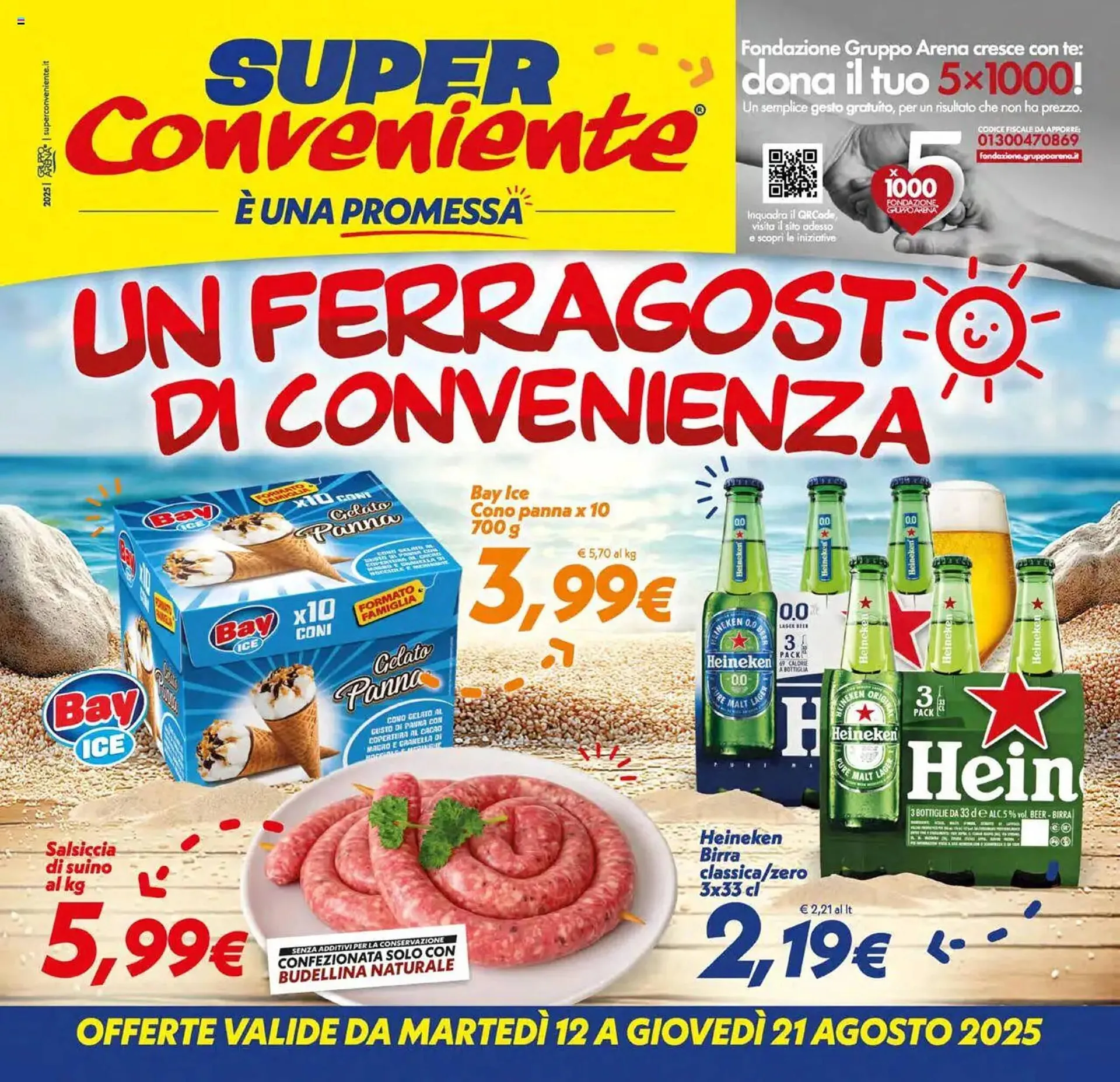 Volantino Iper Super Conveniente da 12 agosto a 21 agosto di 2025 - Pagina del volantino 1