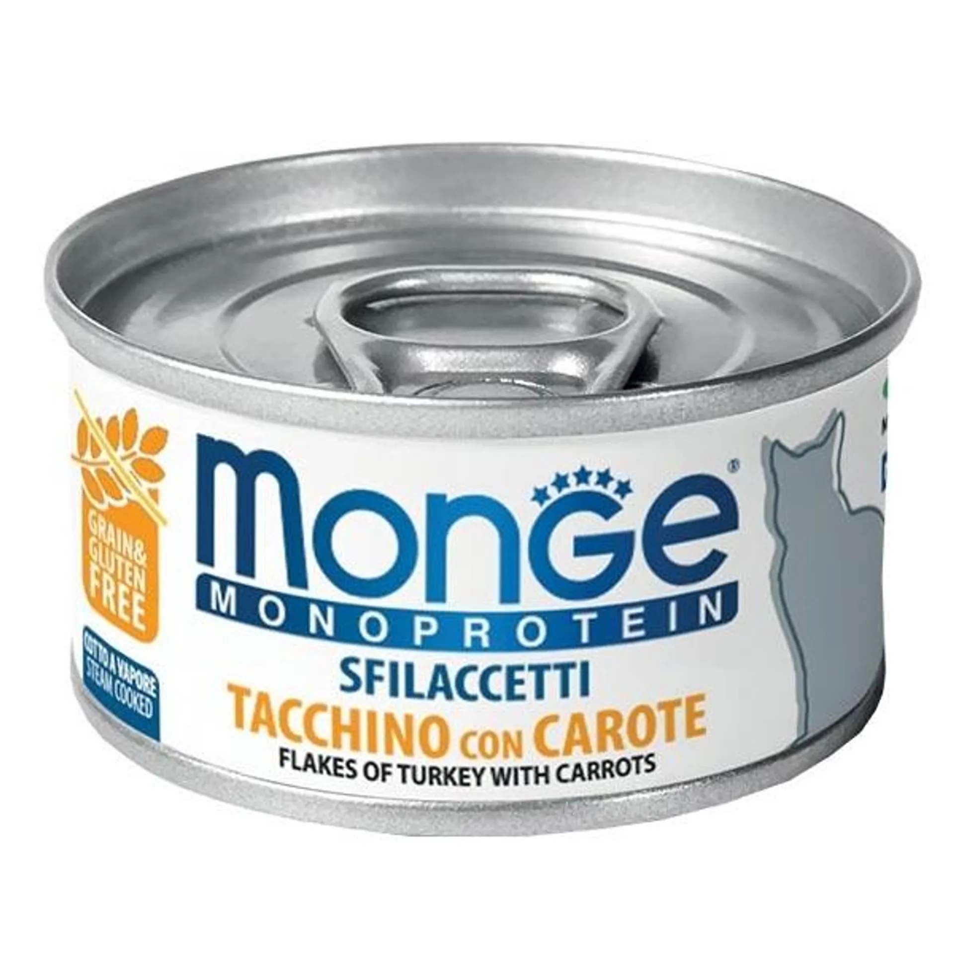 Monge - Monoproteico Sfilaccetti Tacchino con Carote