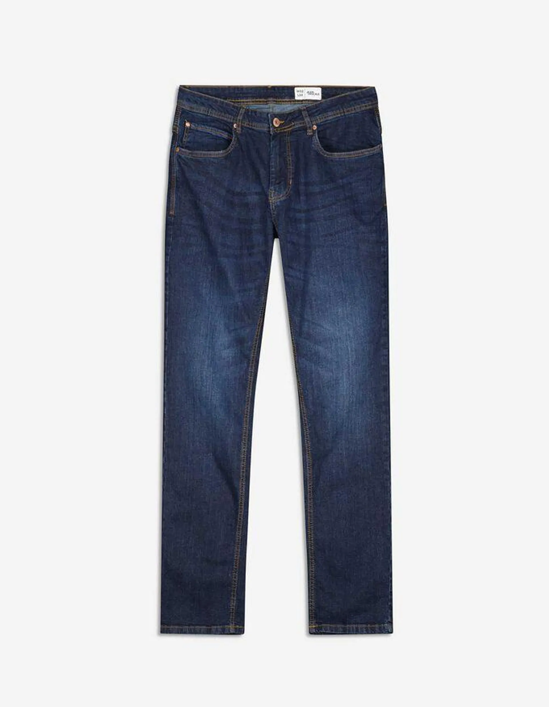 Jeans - Straight Fit - Albastru inchis