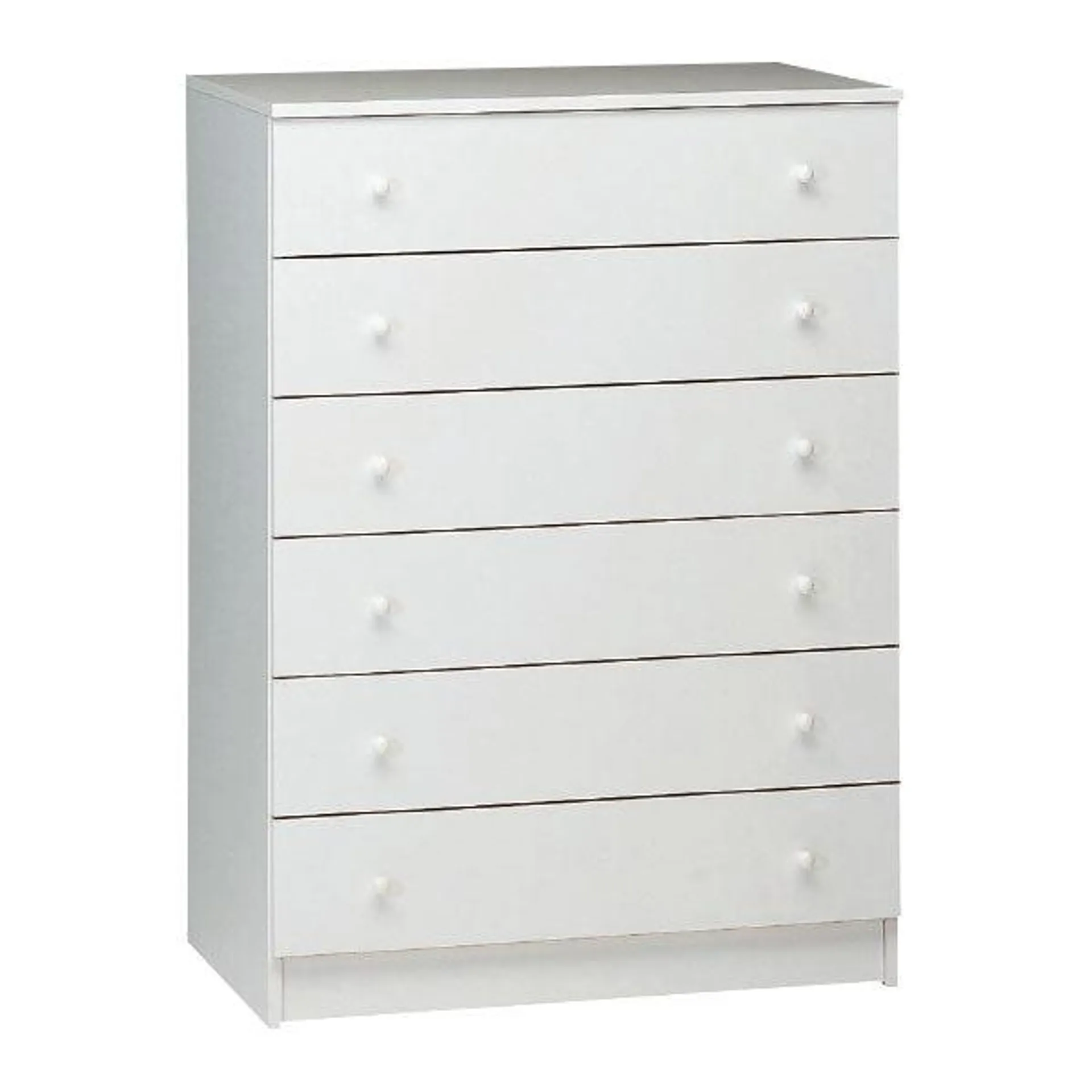 Cassettiera Capri Bianco 47x77xh108cm 6 Cassetti