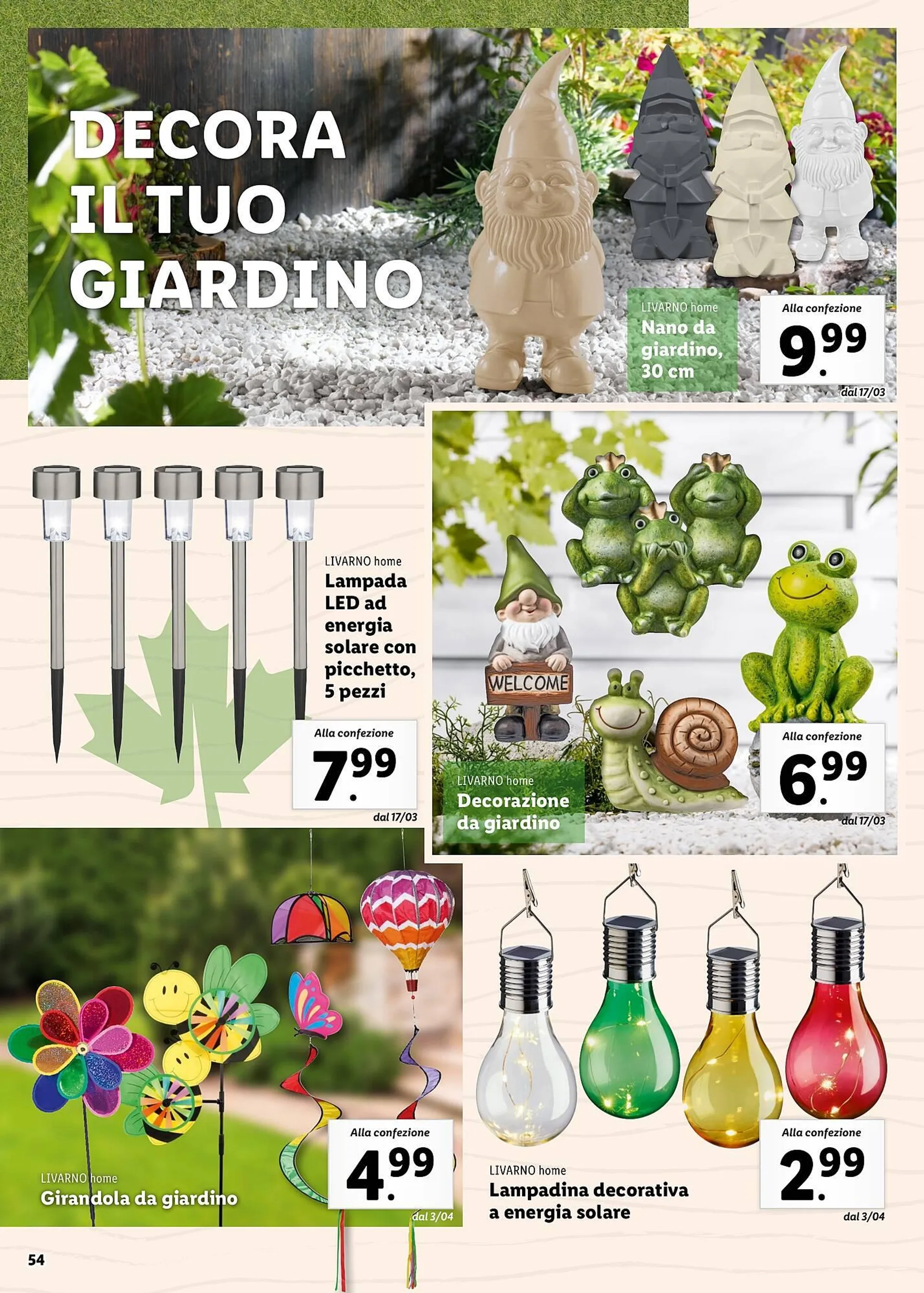 Volantino Lidl da 4 aprile a 30 aprile di 2025 - Pagina del volantino 54