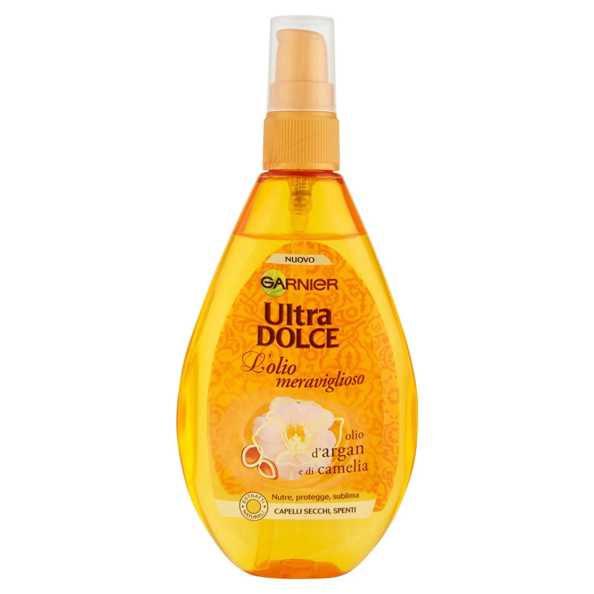 Garnier Ultra Dolce L'olio meraviglioso olio d'Argan e di camelia capelli secchi, spenti 150 ml