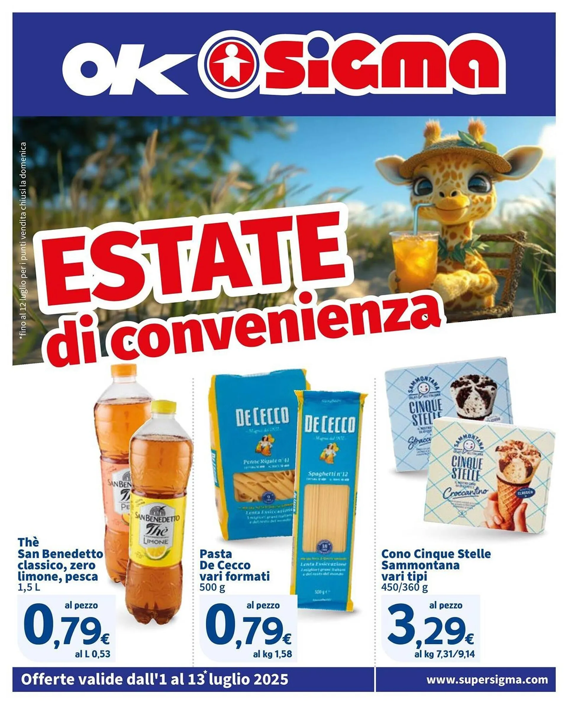 Volantino Ok Sigma da 1 luglio a 13 luglio di 2025 - Pagina del volantino 1