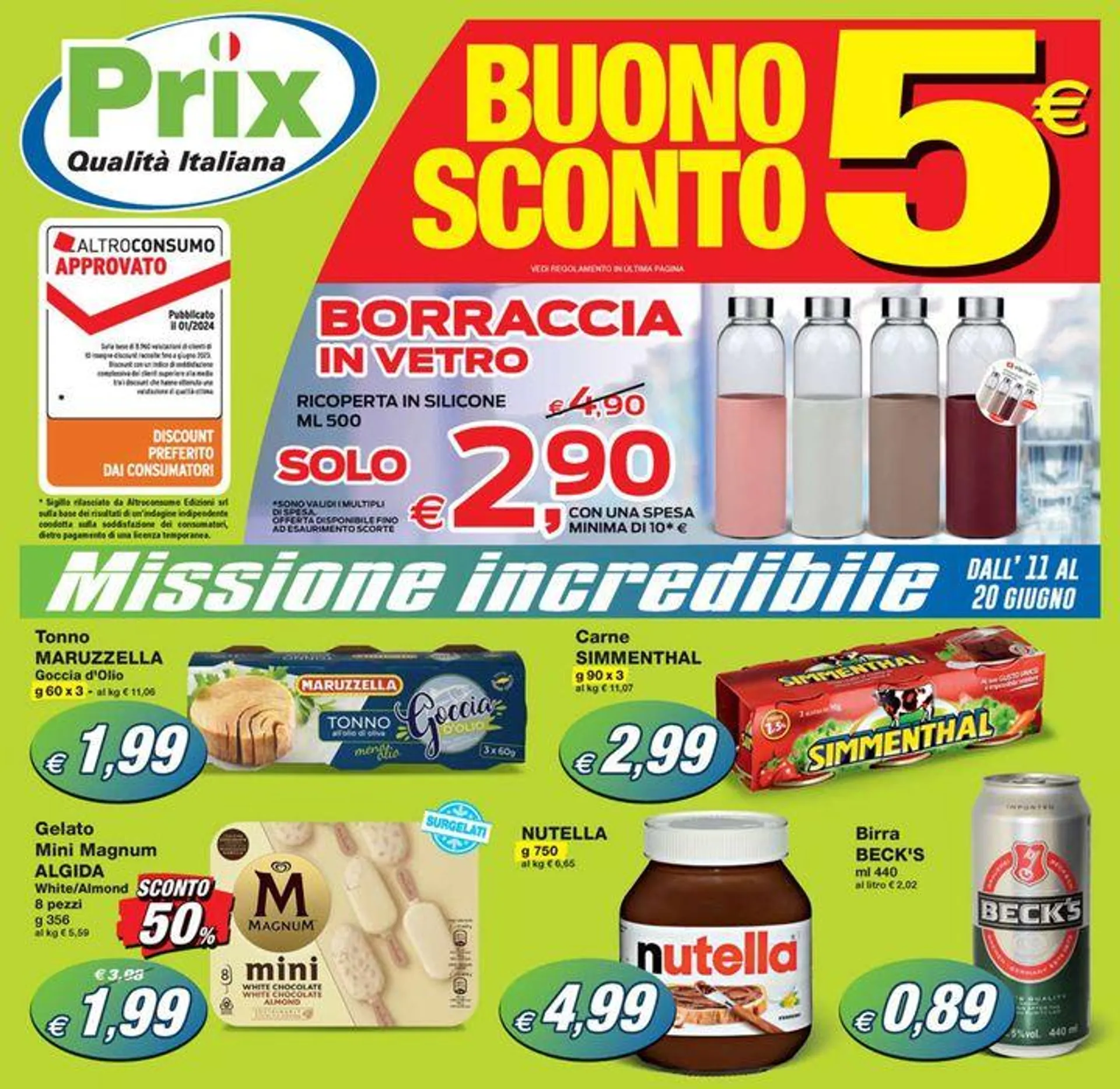 Buono sconto 5€ - 1