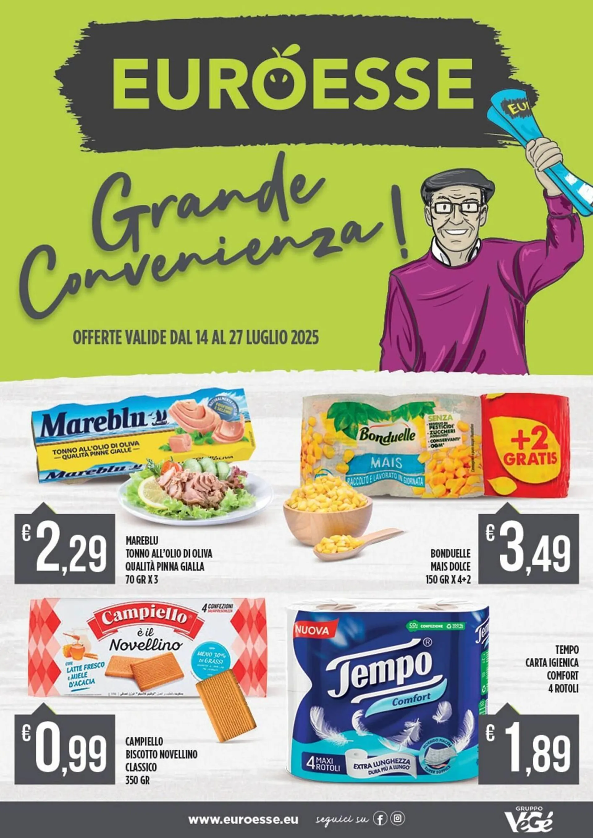 Volantino Euroesse da 14 luglio a 27 luglio di 2025 - Pagina del volantino 1