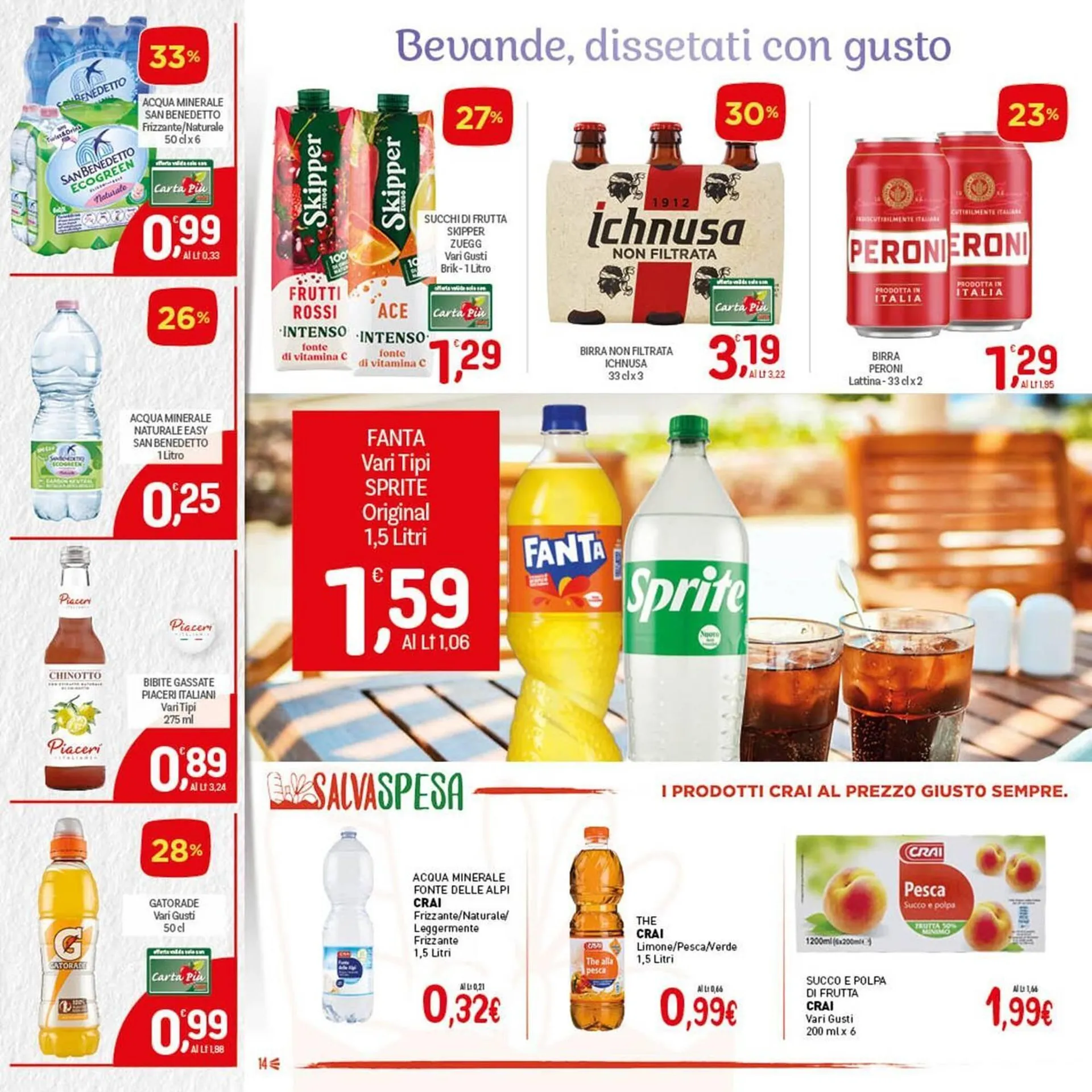 Volantino Crai da 29 maggio a 11 giugno di 2025 - Pagina del volantino 14