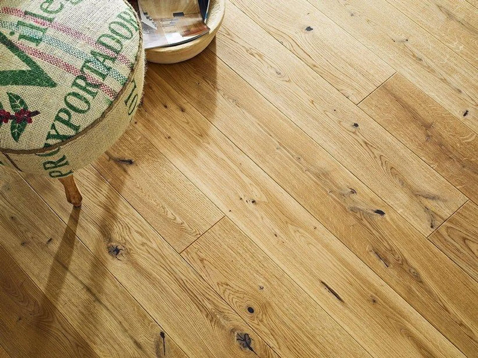 Plancia Parquet Rovere Rustico Verniciato Opaco - Oak Madeira