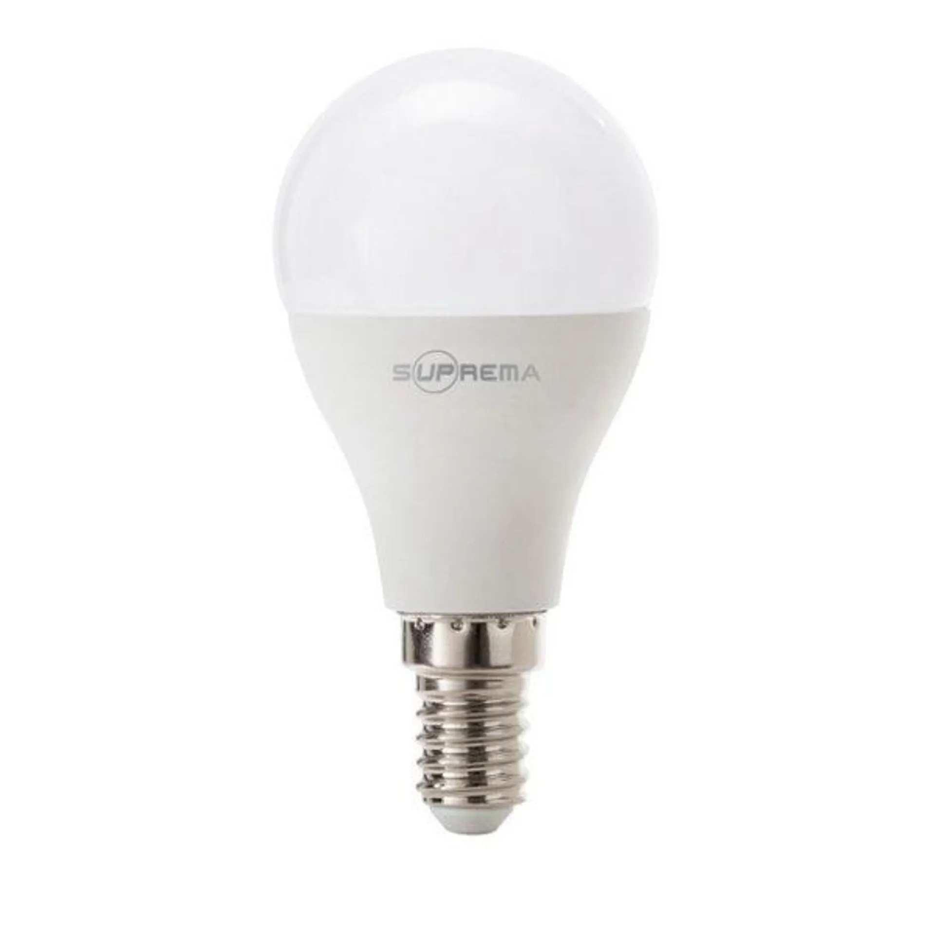 8W/60W LAMPADA LED SFERETTA E14 EQU. 60W LUCE BIANCA