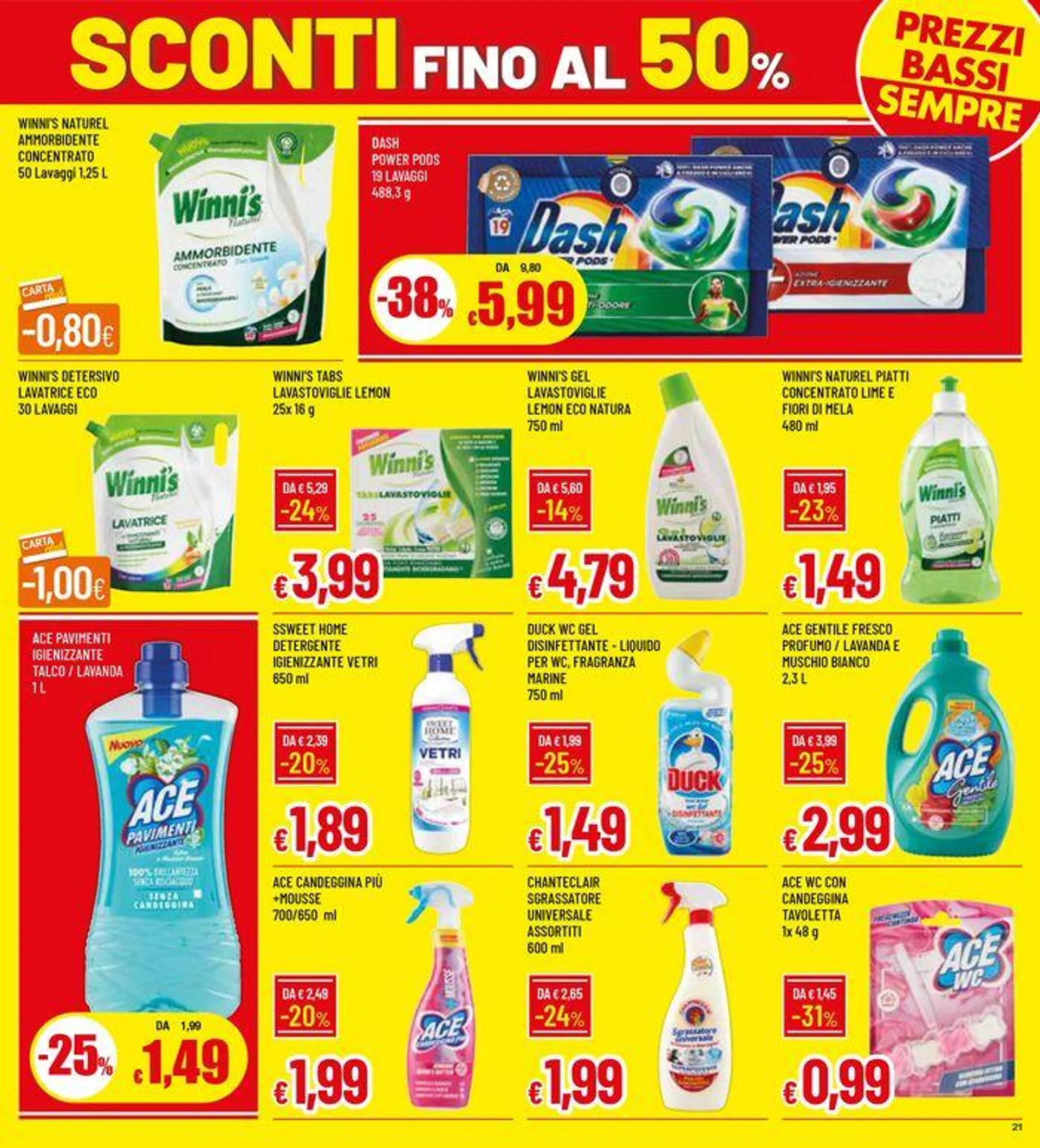 SCONTI fino al 50% - 21