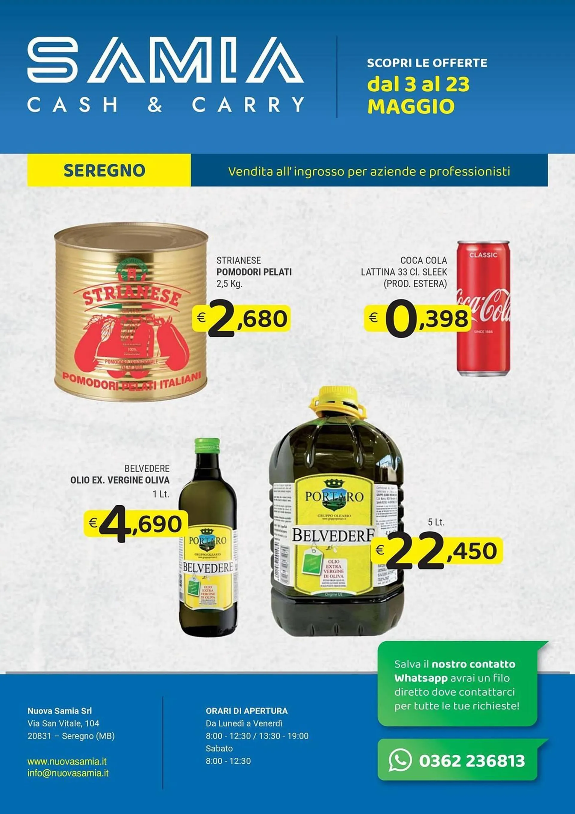 Volantino Samia Cash and Carry - 1