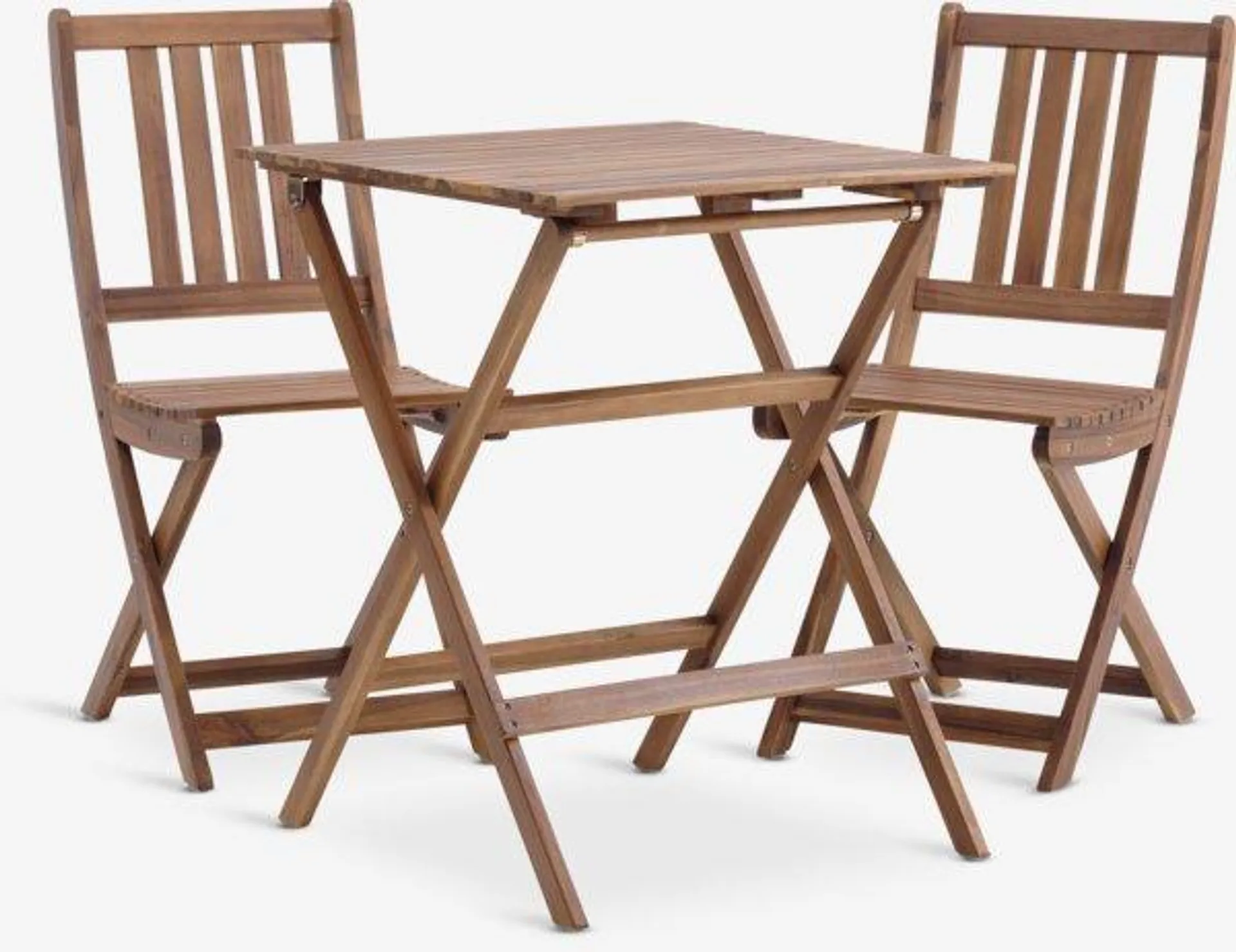 Dettagli prodotto - Tavolo bistrò RUNEBAKKEN P62xL62 cm legno duro