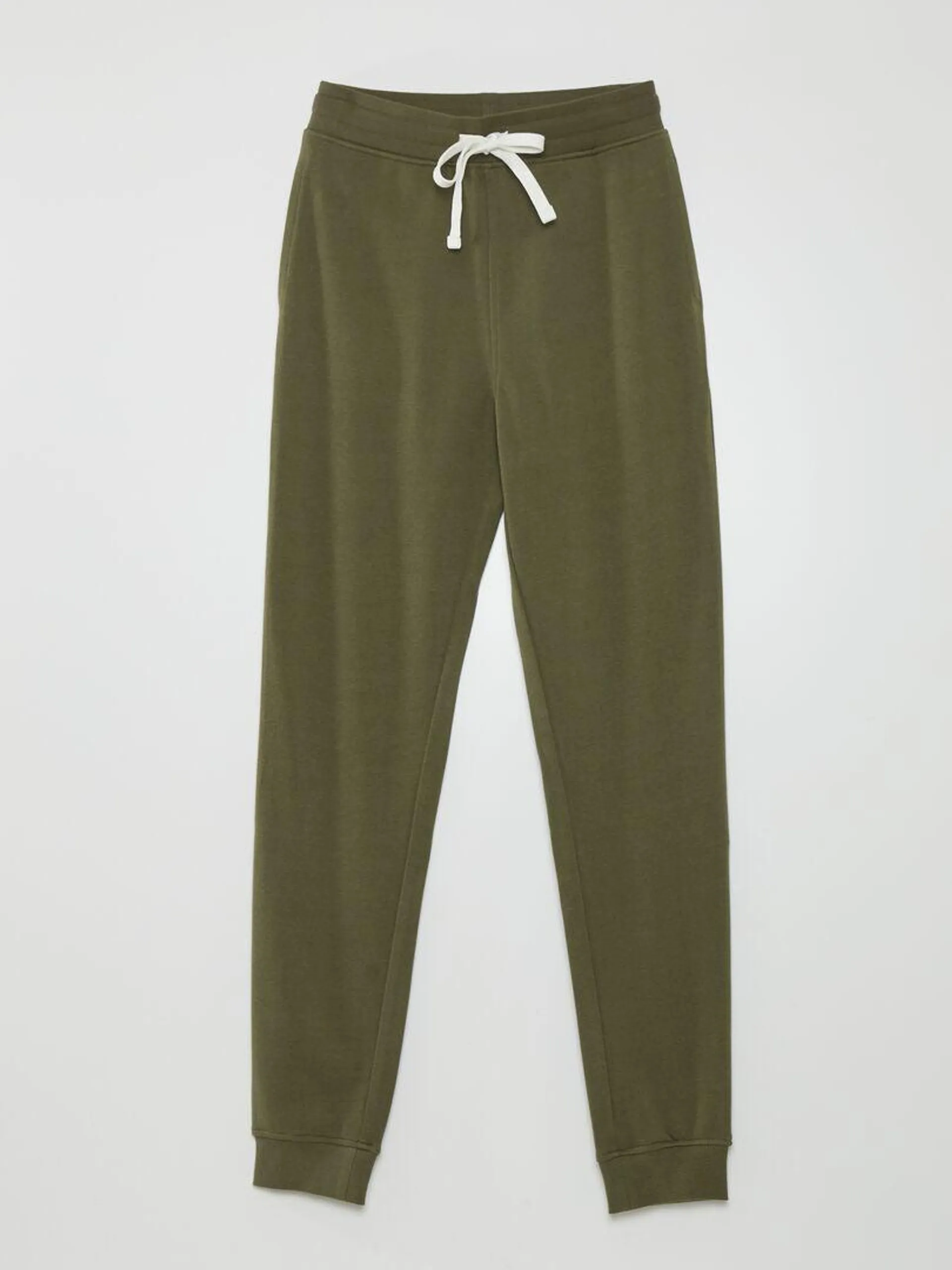 Joggers in french terry - KAKI