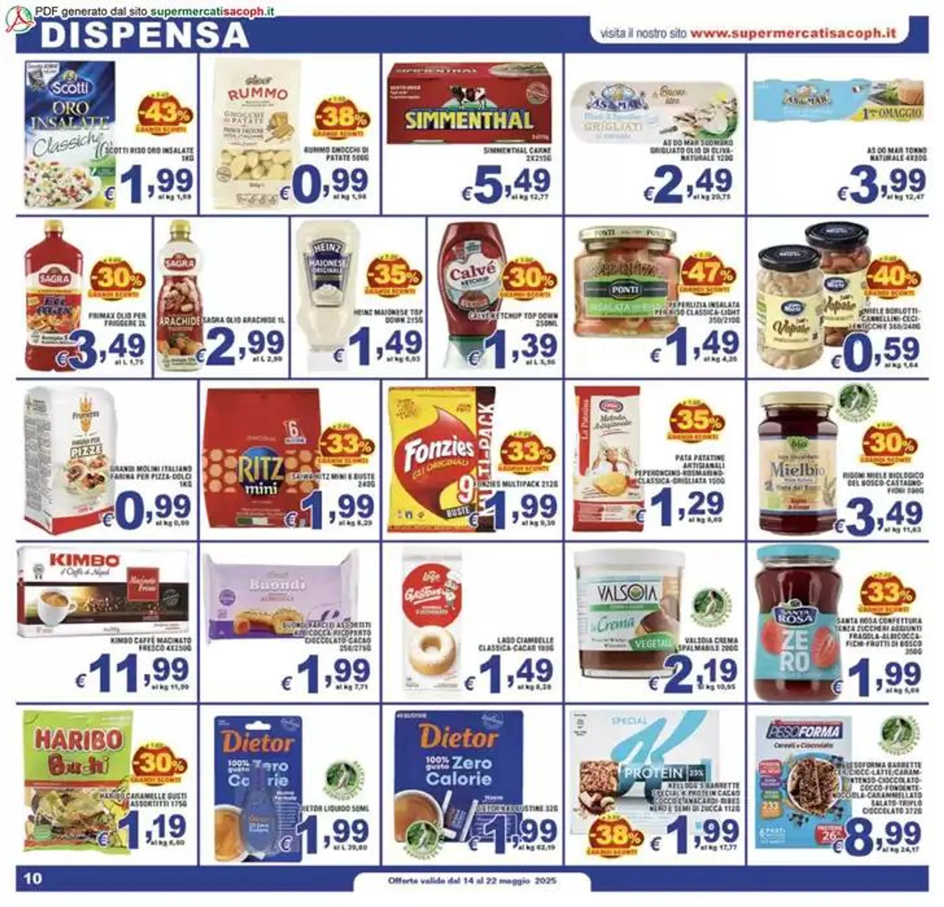Grandi offerte da 14 maggio a 22 maggio di 2025 - Pagina del volantino 10