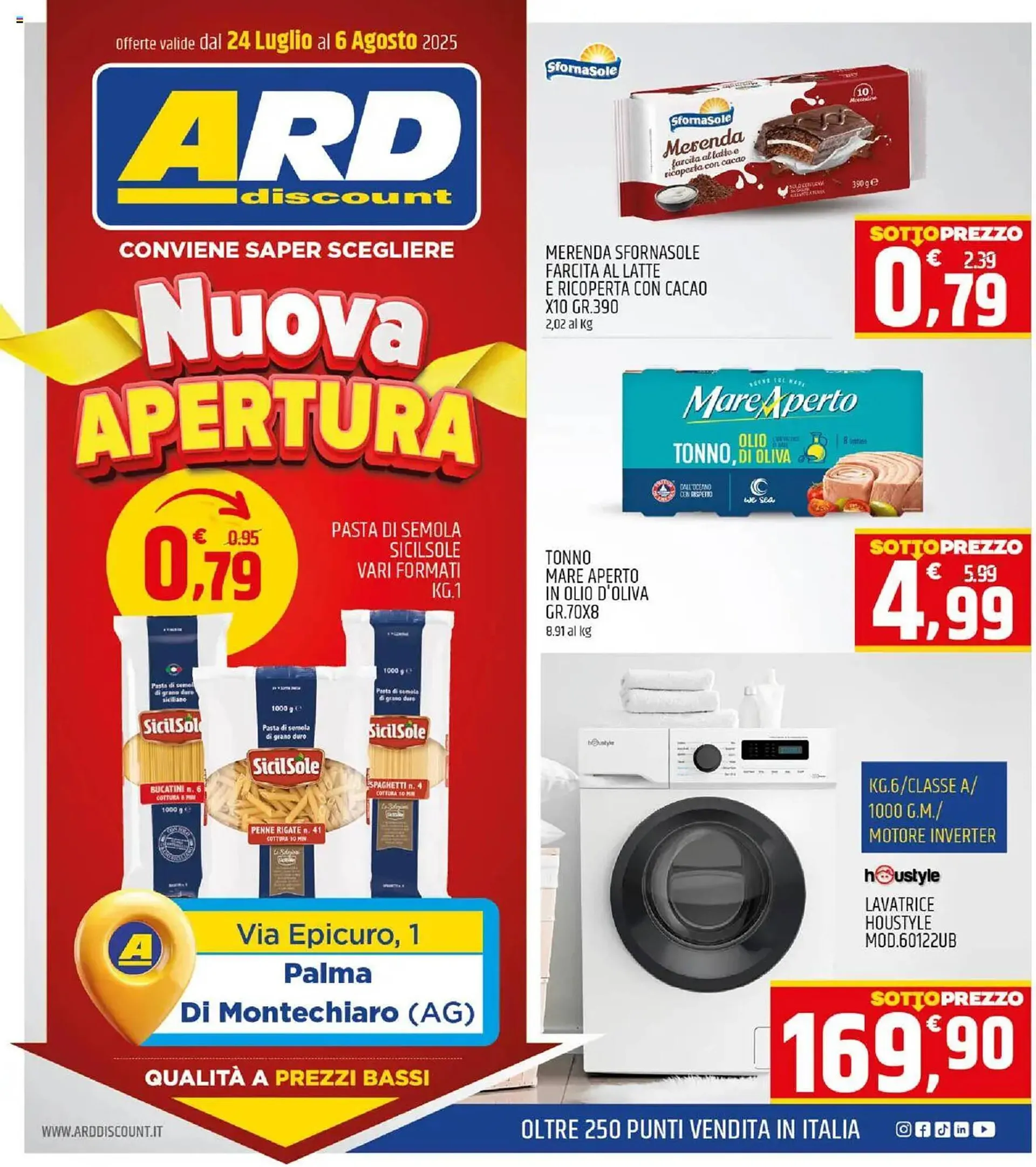 Volantino Ard Discount da 24 luglio a 6 agosto di 2025 - Pagina del volantino 1