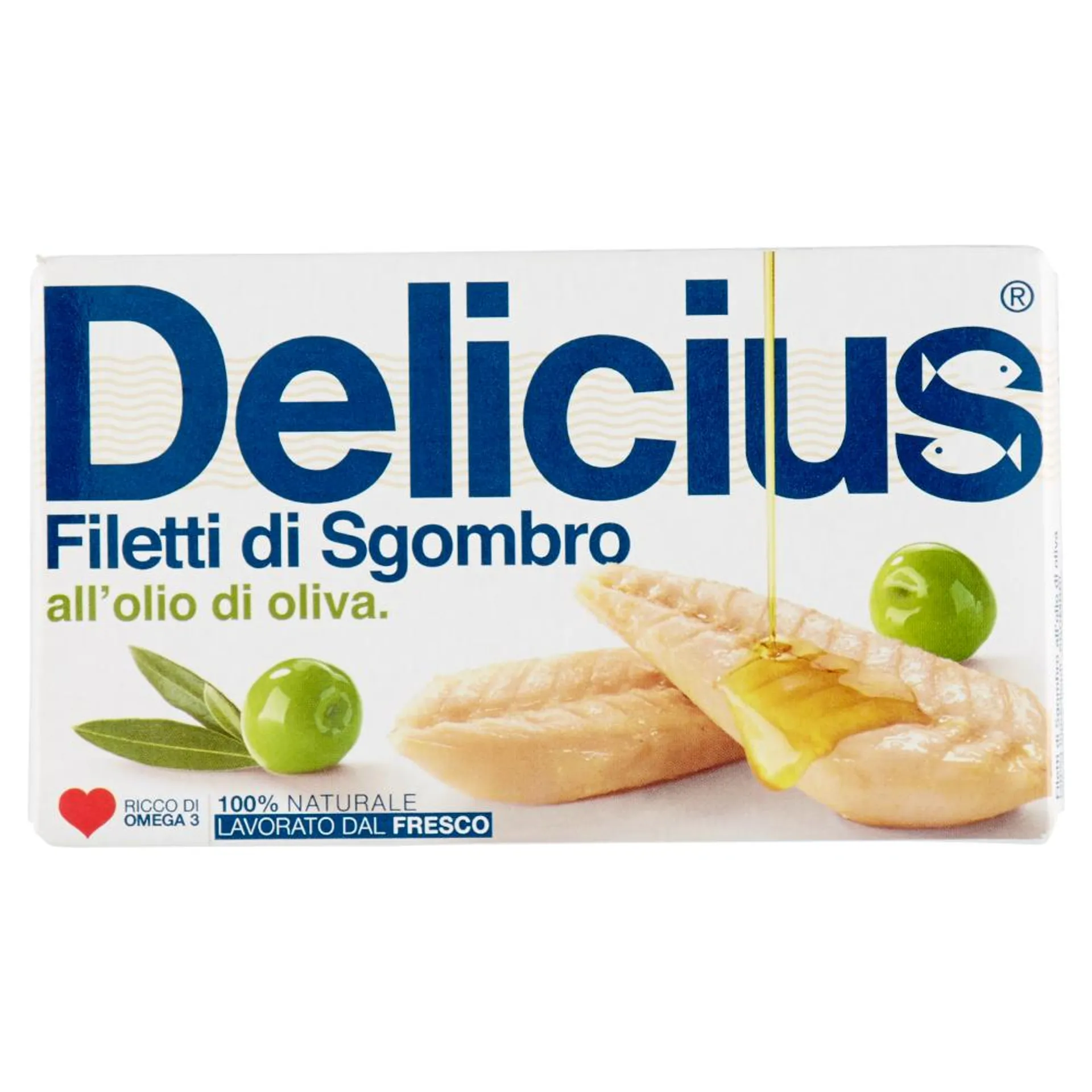 Delicius Filetti di Sgombro all'olio di oliva 90 g