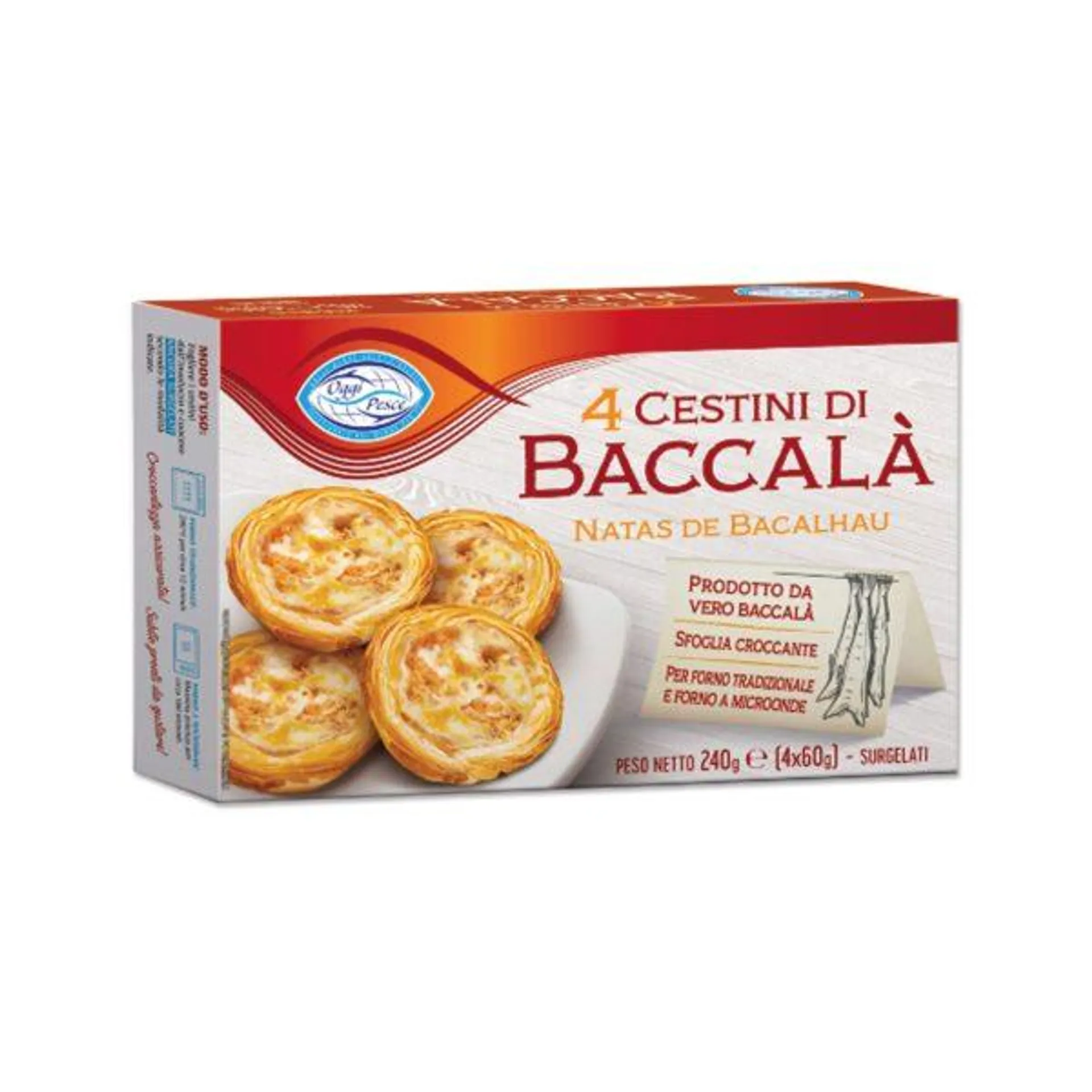 Cestini di Baccalà 4 pz