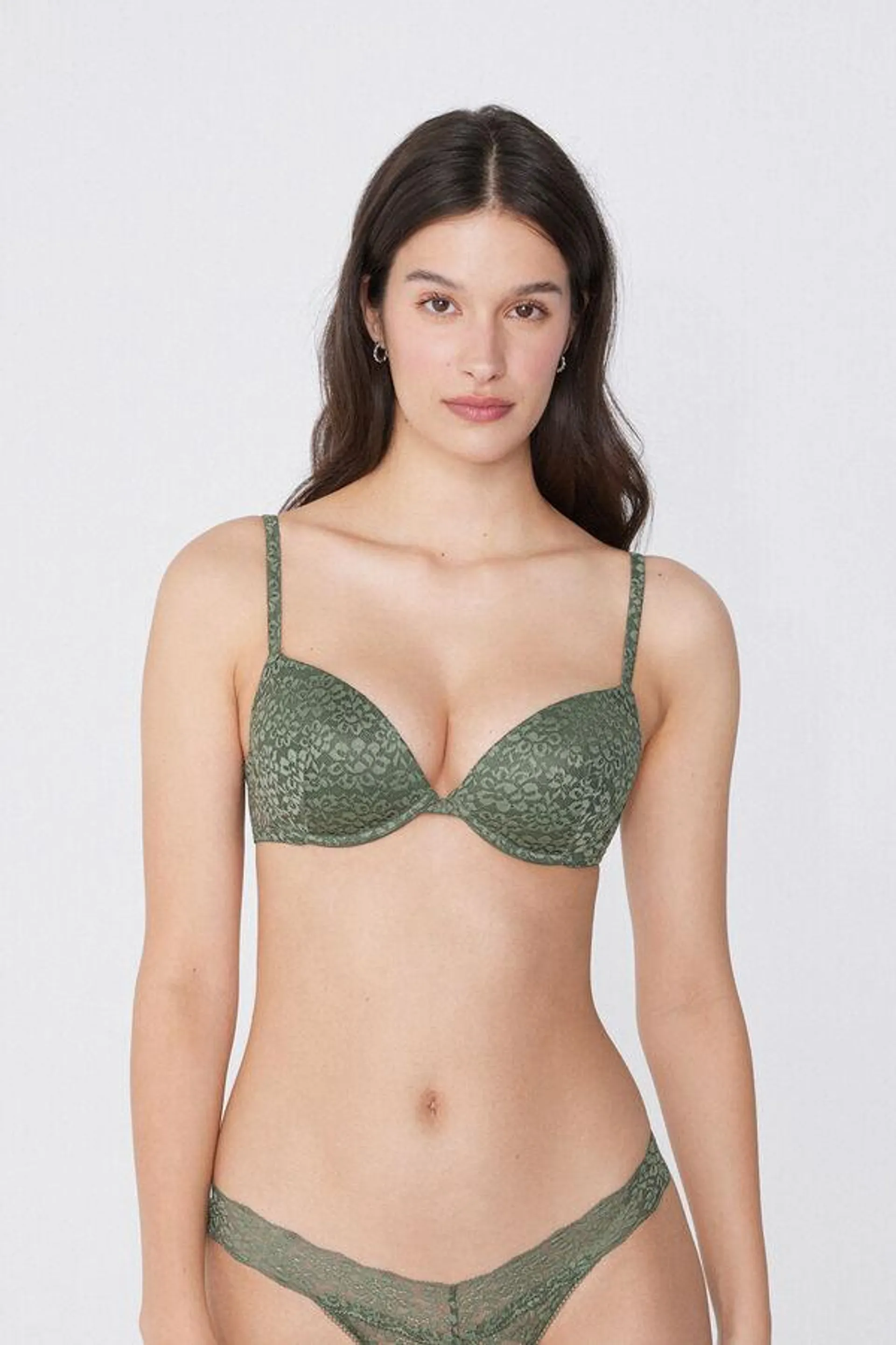 Reggiseno Push-up Moscow in Pizzo Riciclato