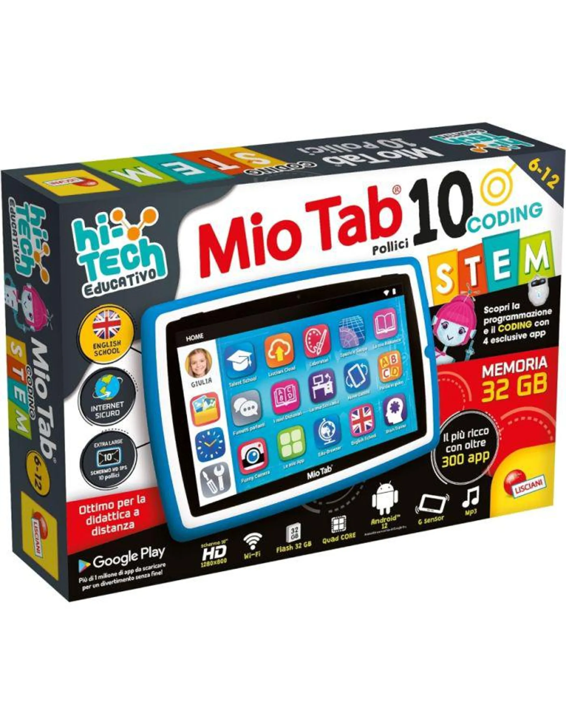 Mio Tab 10″ Stem Coding XL 6-12 Anni