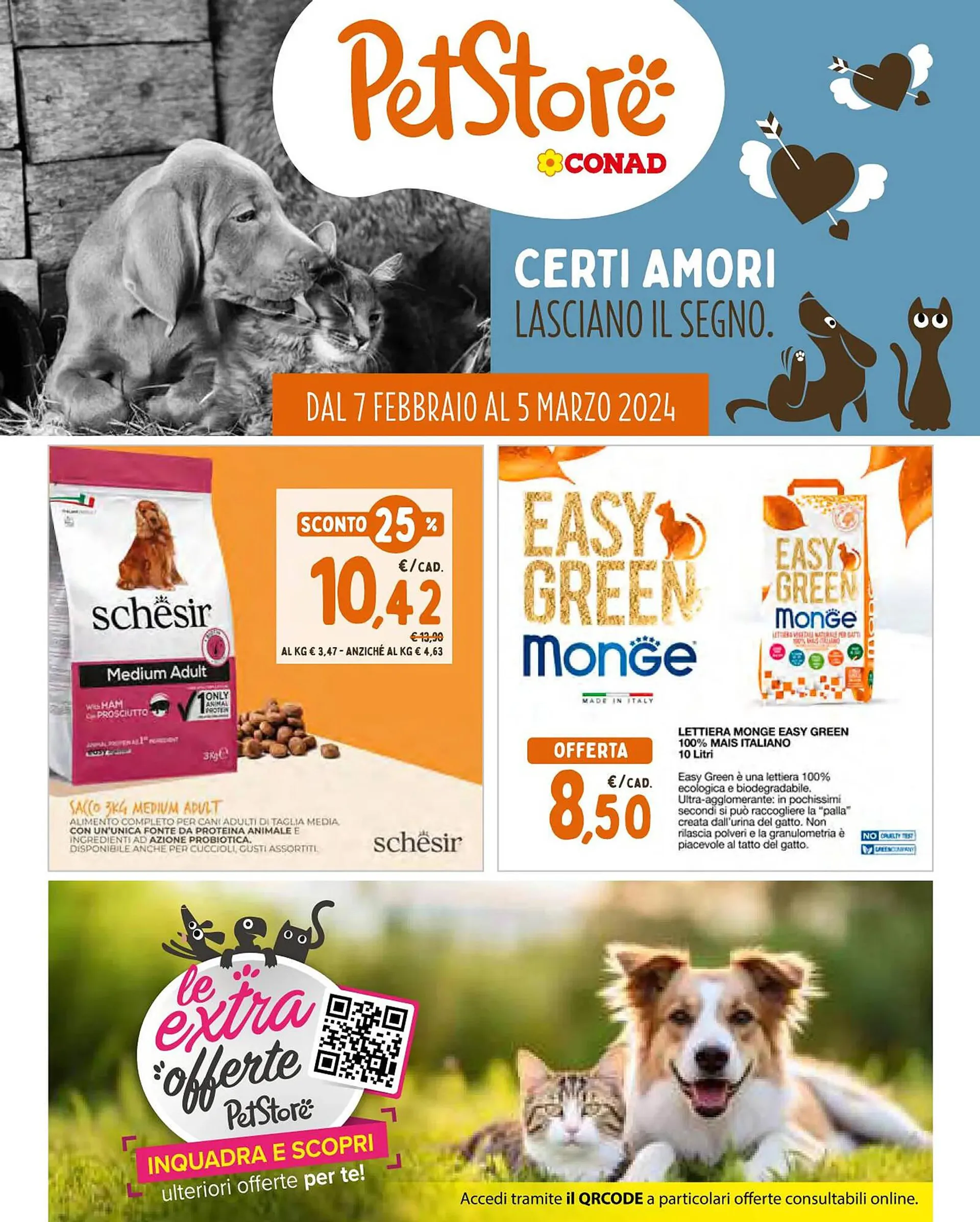 Volantino Pet Store Conad da 7 febbraio a 5 marzo di 2024 - Pagina del volantino 