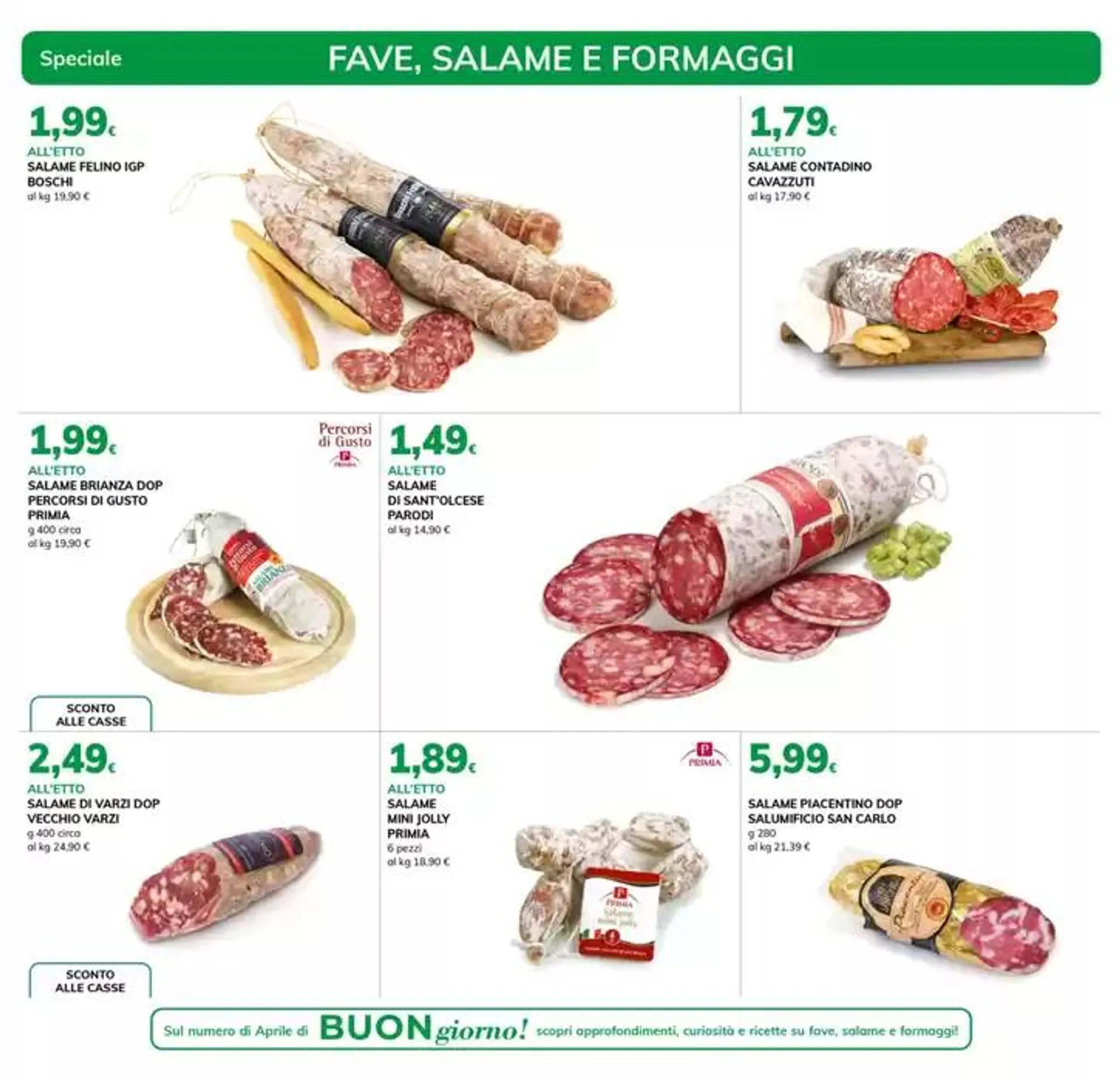 Speciale Fave, Salame e Formaggi da 15 aprile a 30 aprile di 2025 - Pagina del volantino 3