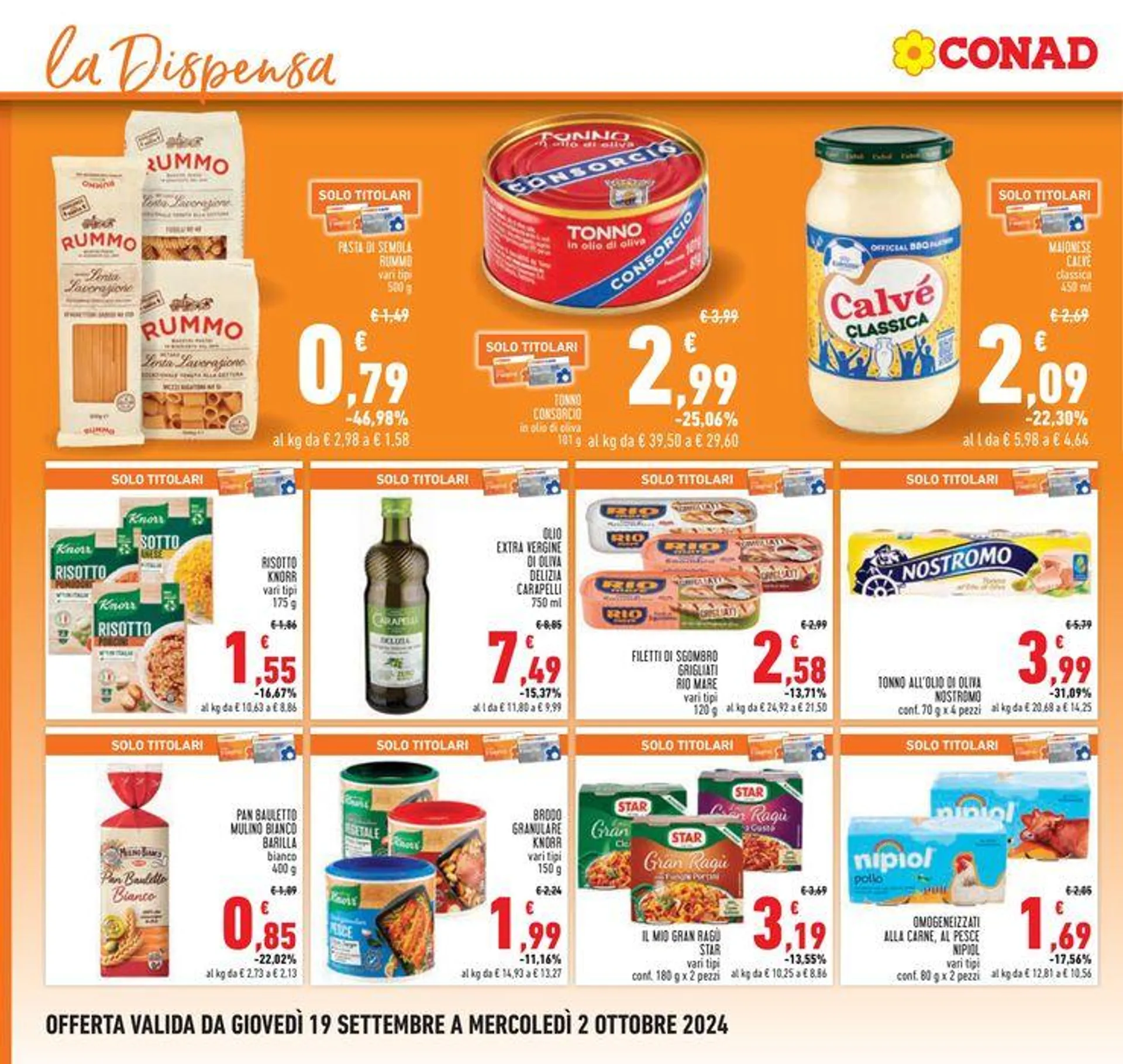 Speciale Conad da 19 settembre a 2 ottobre di 2024 - Pagina del volantino 16