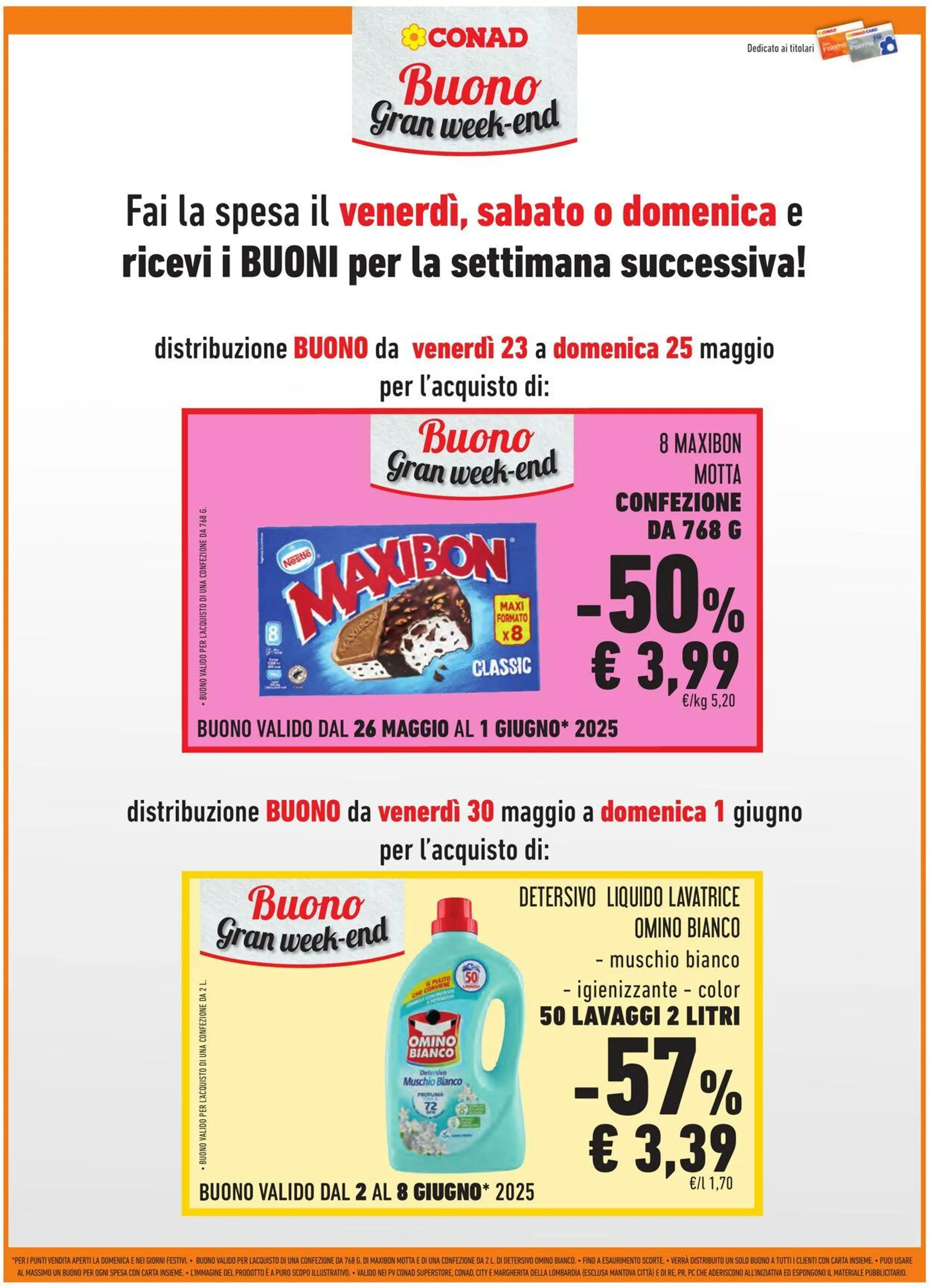 Conad - Margherita - Milano Volantino attuale da 21 maggio a 4 giugno di 2025 - Pagina del volantino 4