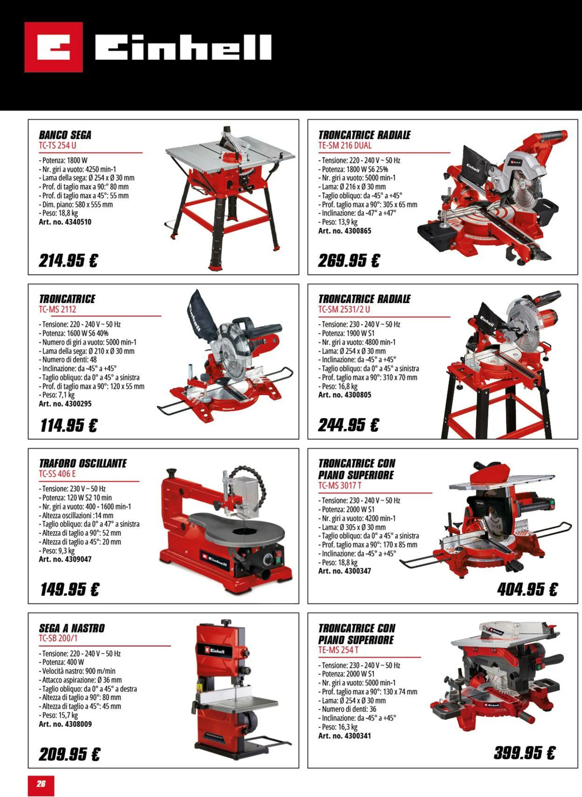 Einhell da 8 maggio a 8 giugno di 2025 - Pagina del volantino 26