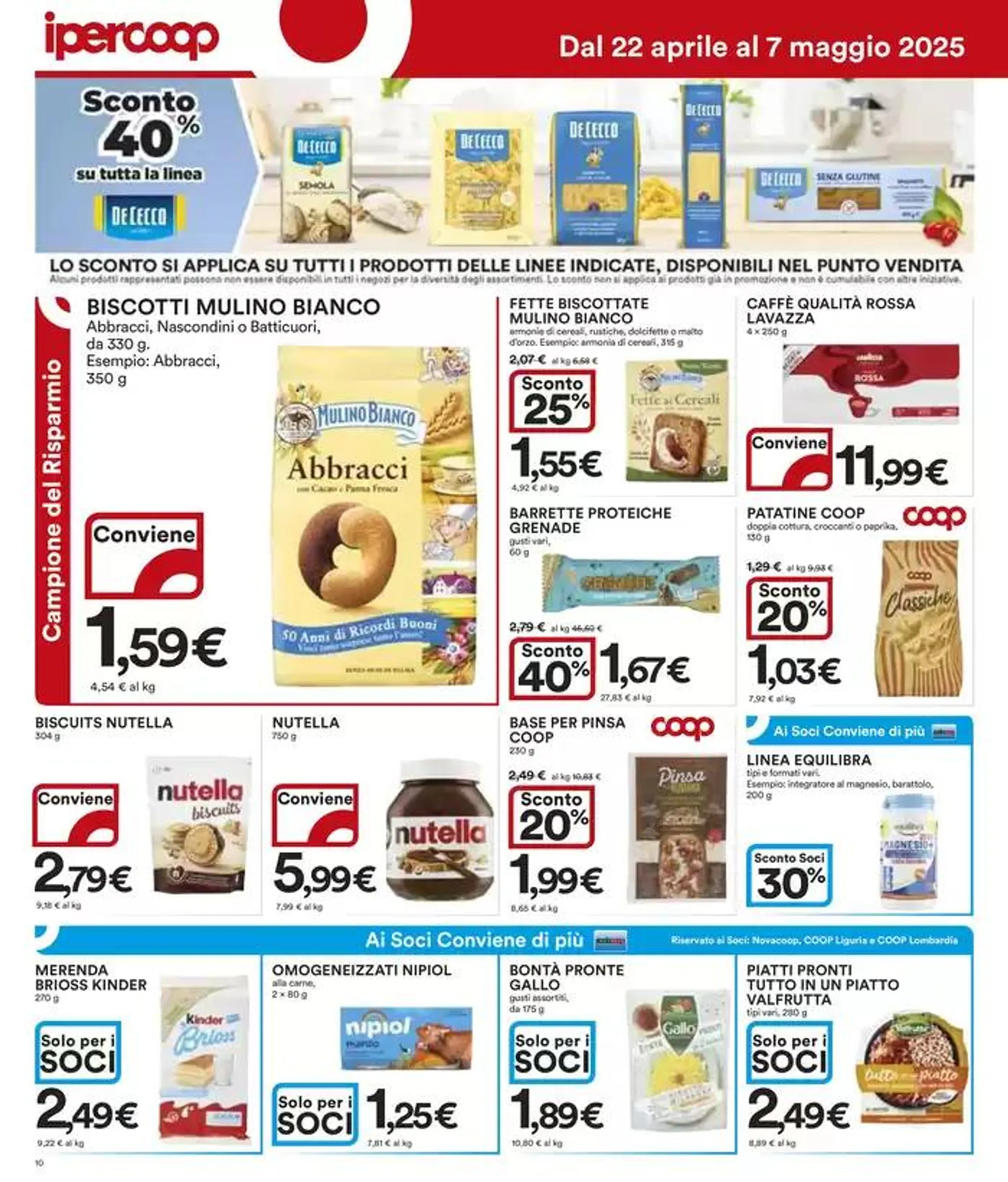 Tutto a 1€, 2€, 3€, 5€ da 22 aprile a 7 maggio di 2025 - Pagina del volantino 10