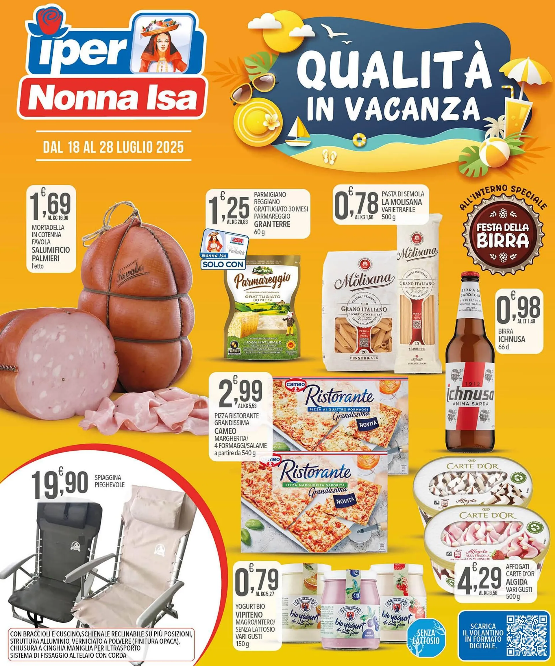 Volantino Iper Nonna Isa da 18 luglio a 28 luglio di 2025 - Pagina del volantino 1
