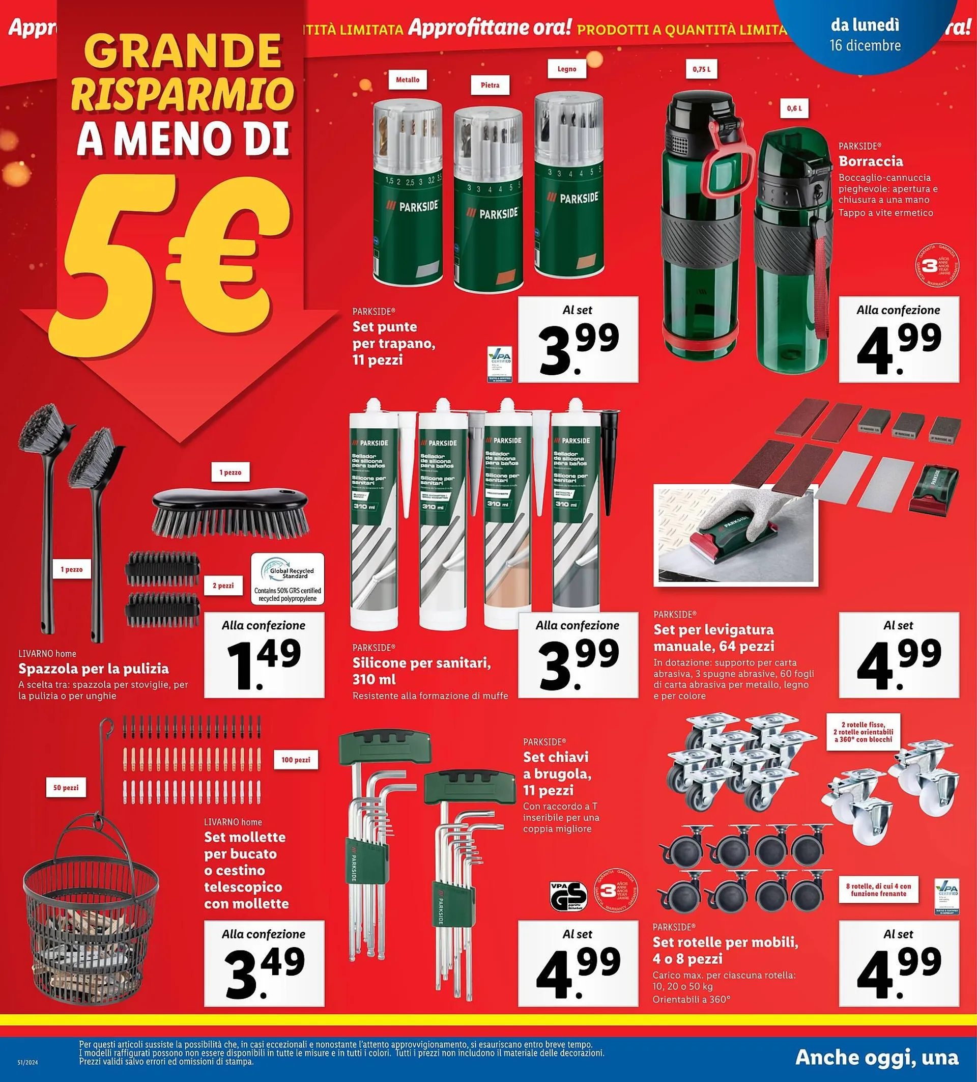 Volantino Lidl da 16 dicembre a 22 dicembre di 2024 - Pagina del volantino 24