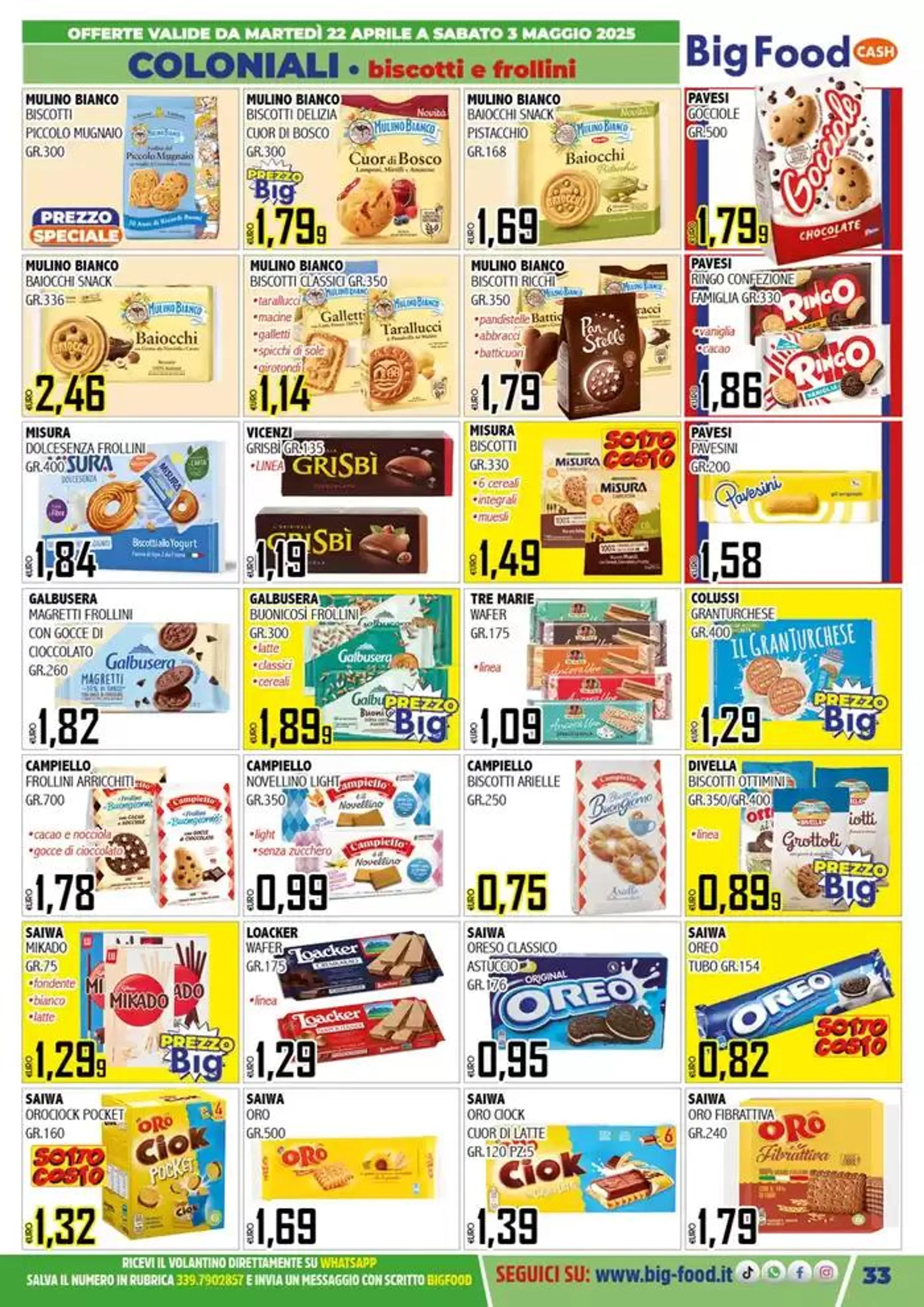Mega Offerte  da 22 aprile a 3 maggio di 2025 - Pagina del volantino 33