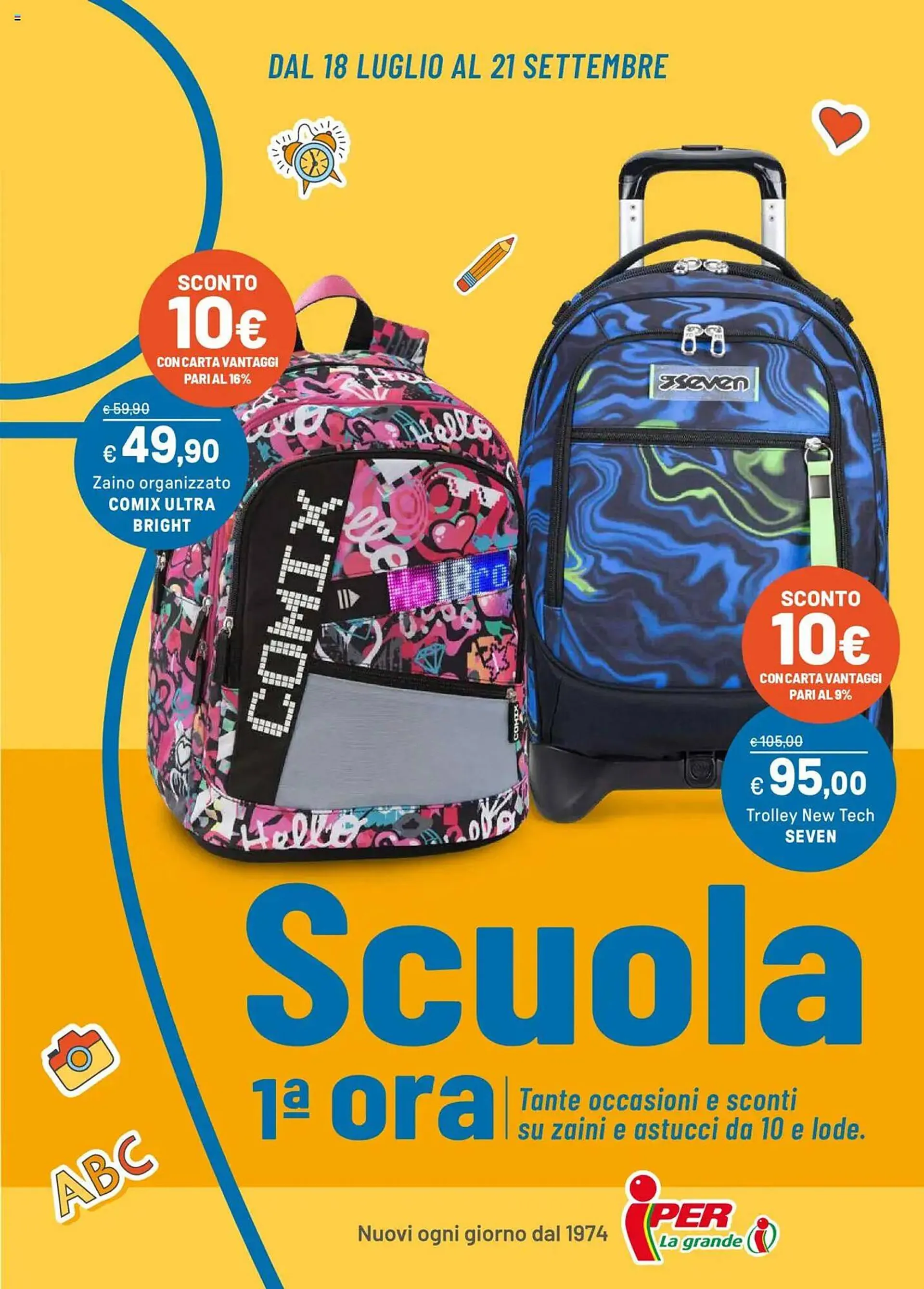 Volantino Iper La Grande da 17 luglio a 21 settembre di 2025 - Pagina del volantino 1