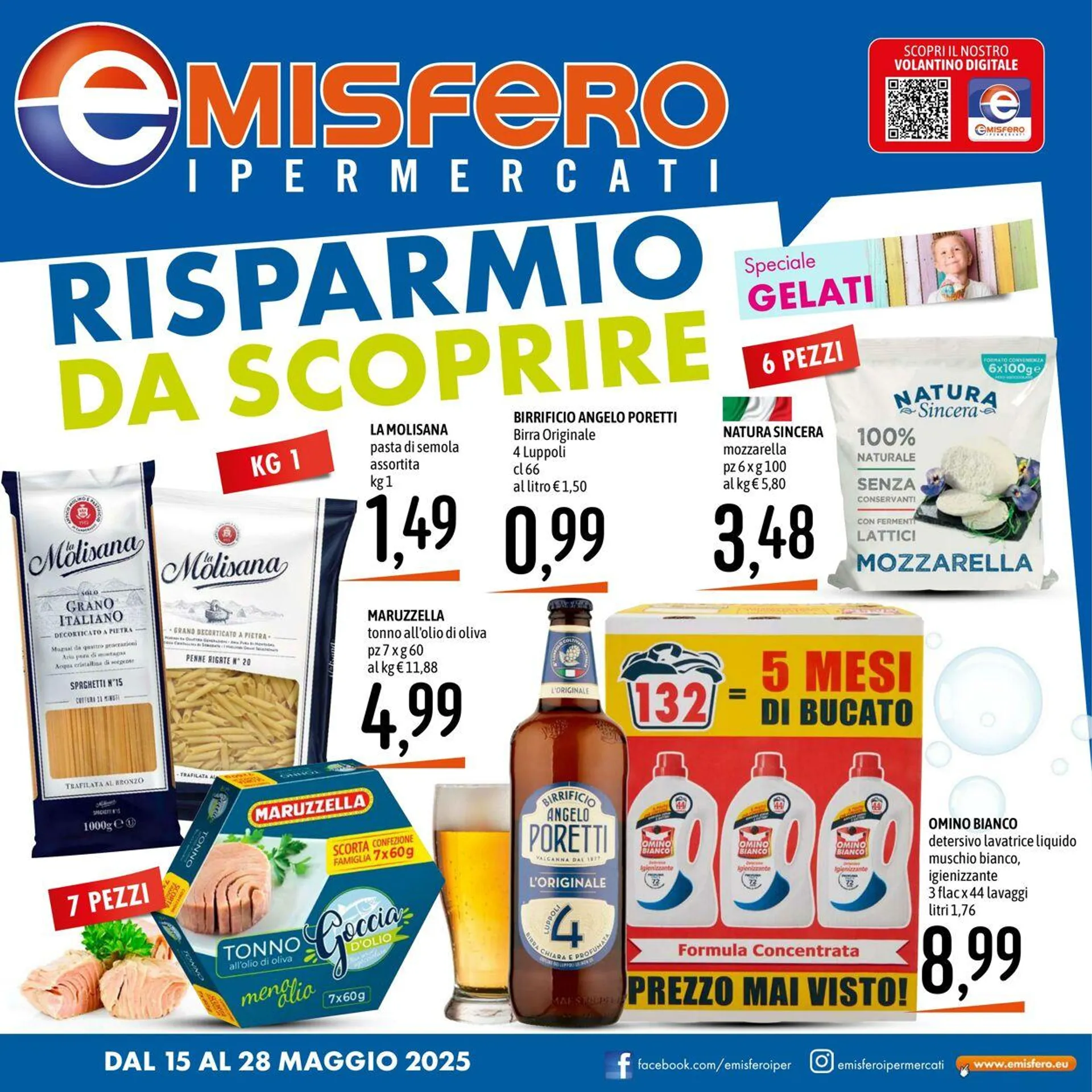 Emisfero Volantino attuale da 15 maggio a 28 maggio di 2025 - Pagina del volantino 1