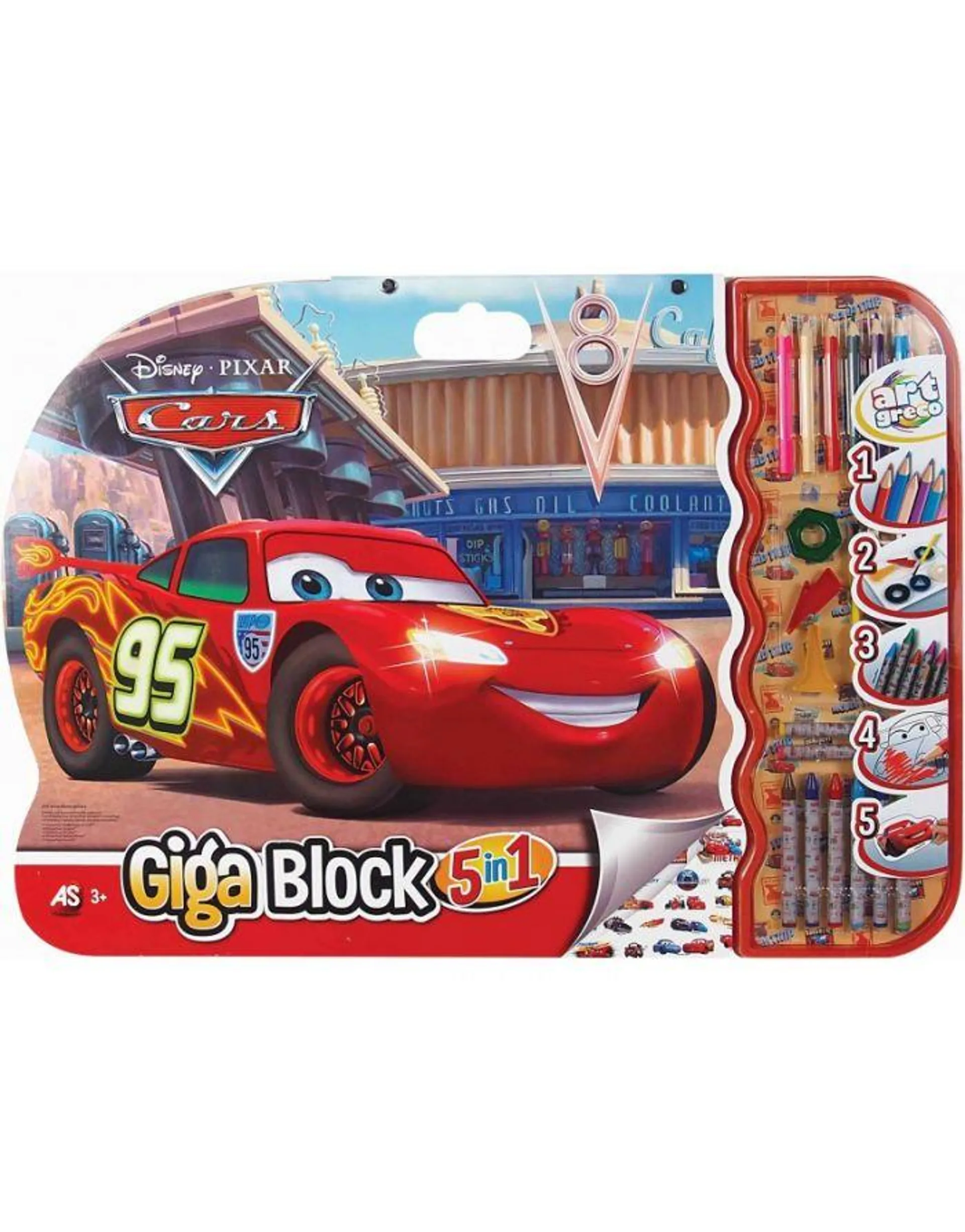 Disney Cars - Giga Block 5 in 1