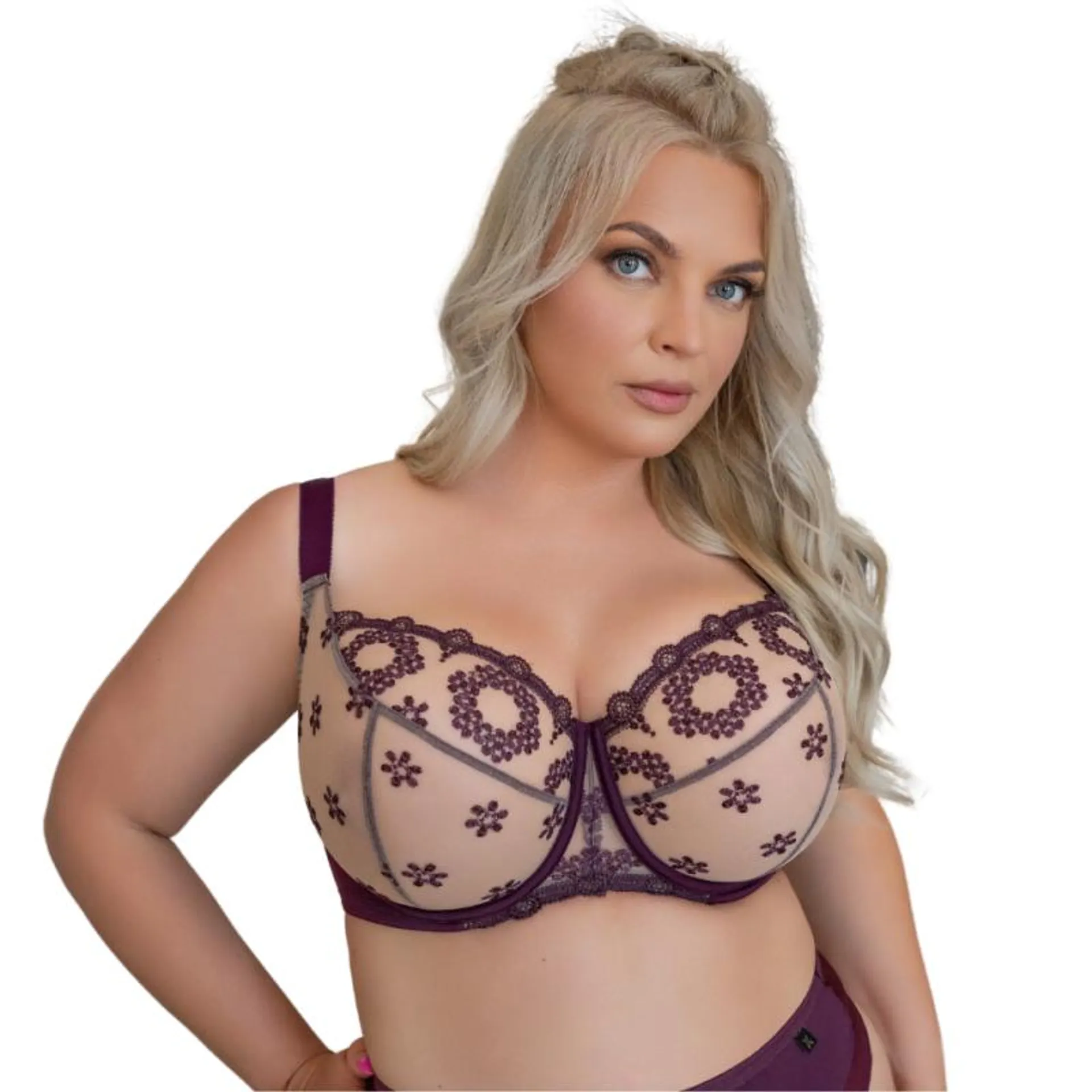 KL-B-FORTUNA-PRA - Reggiseno soft speciale coppe grandi - praline